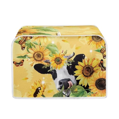 Sunflower Cow Print