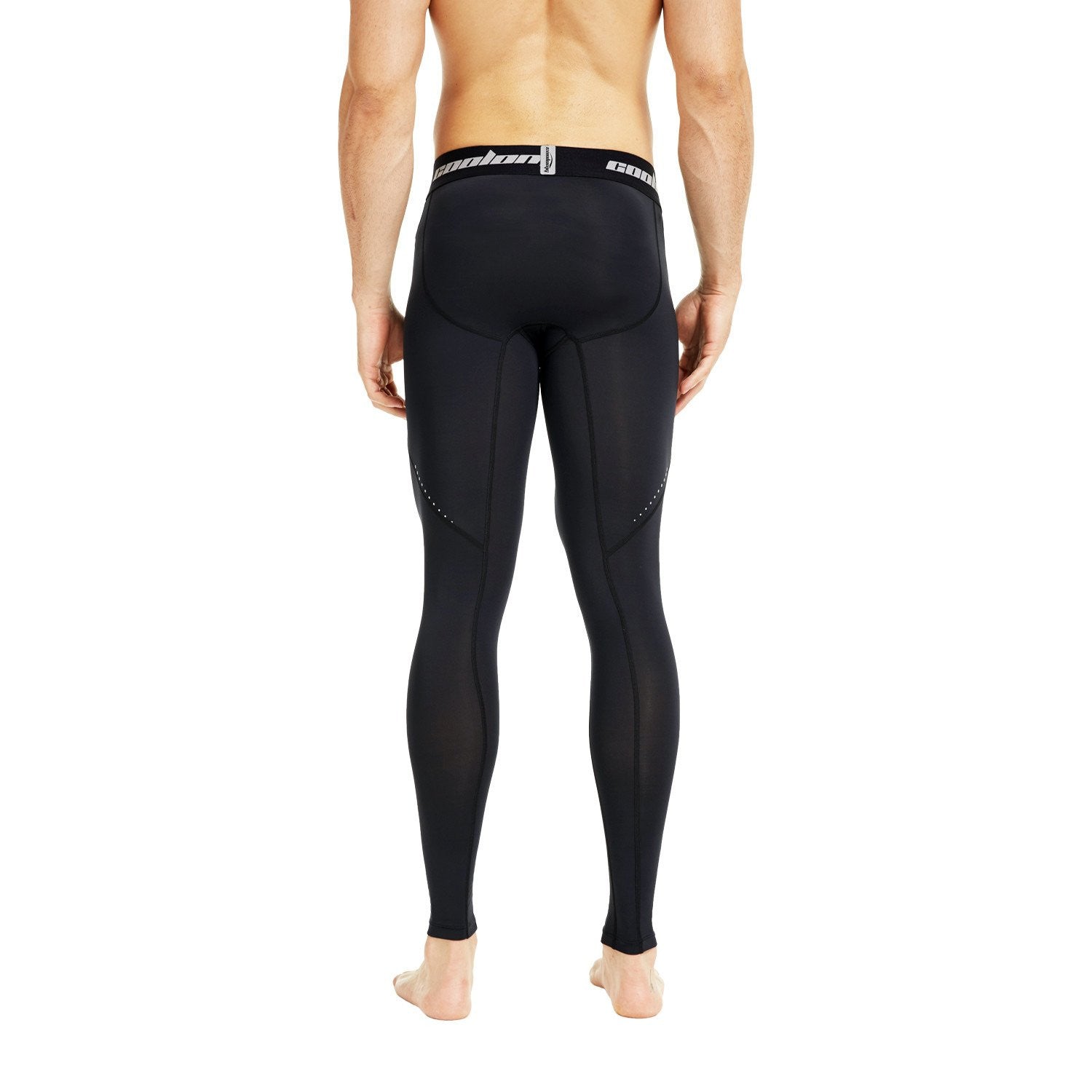 Black Compression Pants for Men & Women - High Performance Workout Tights SP509 - Ideal for Running, Gym, Yoga & Sports Recovery