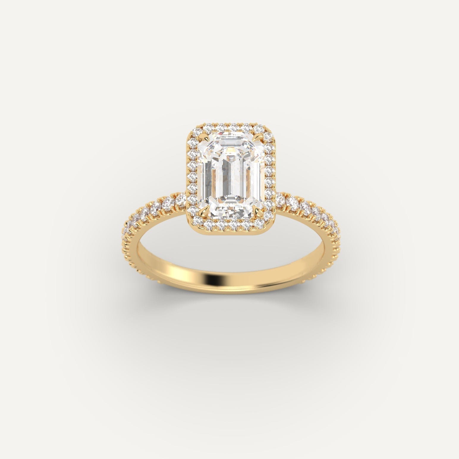 2 Carat Emerald Cut Diamond Ring - Elegant Solitaire Engagement Ring for Women - Perfect for Proposals, Anniversaries & Special Occasions