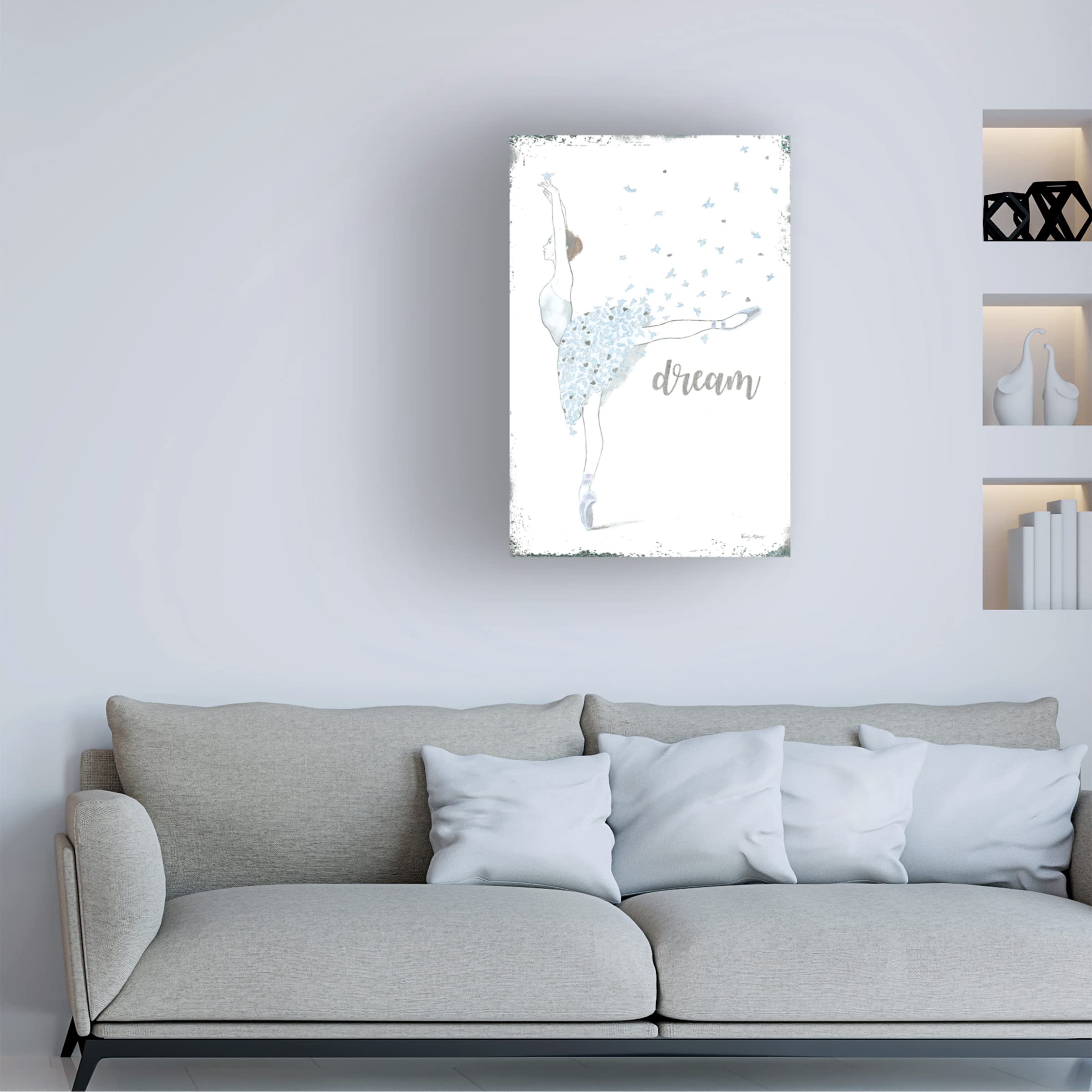 Dream Dancer II Canvas Wall Art by Emily Adams - Modern Home Decor for Living Room, Bedroom & Office - Trademark Fine Art Collection