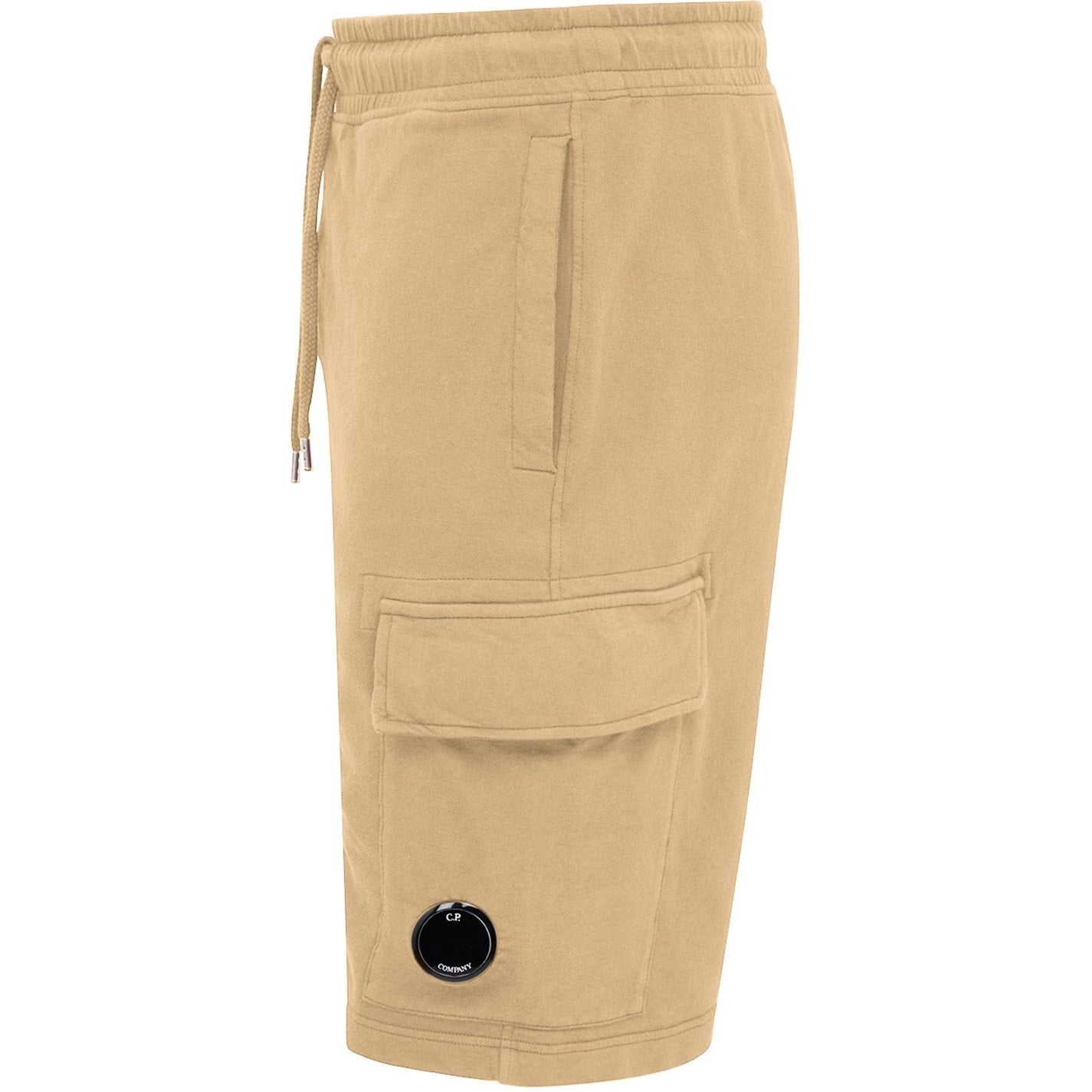 C.P. Company Lens Sweatshorts for Men - Comfortable Athletic Shorts with Reflective Lens Detail - Perfect for Gym, Running & Casual Wear