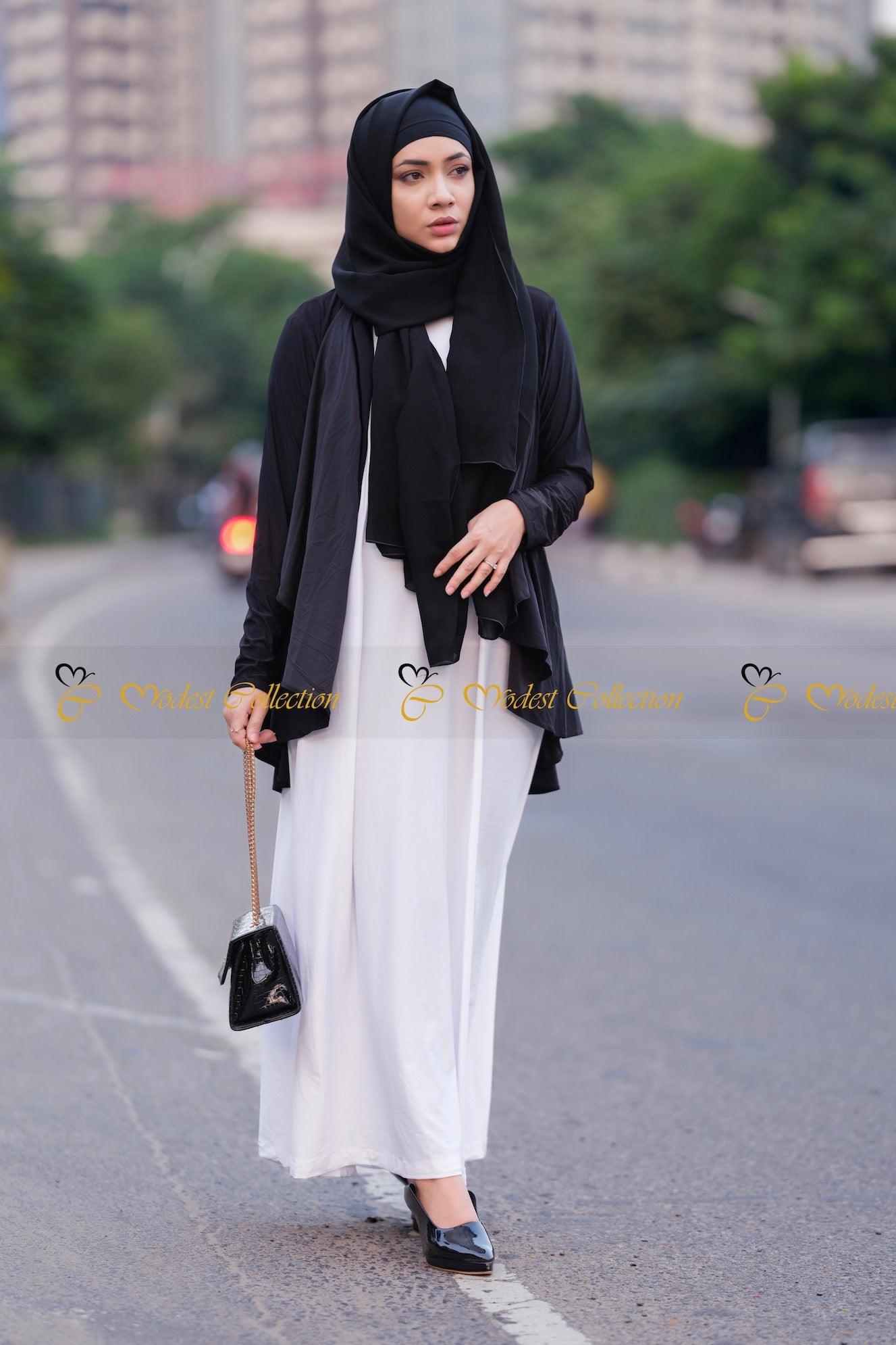 Lily Black Shrug - Elegant Women's Cardigan for Casual Wear, Office & Evening Outfits | Perfect for Layering in Fall & Winter