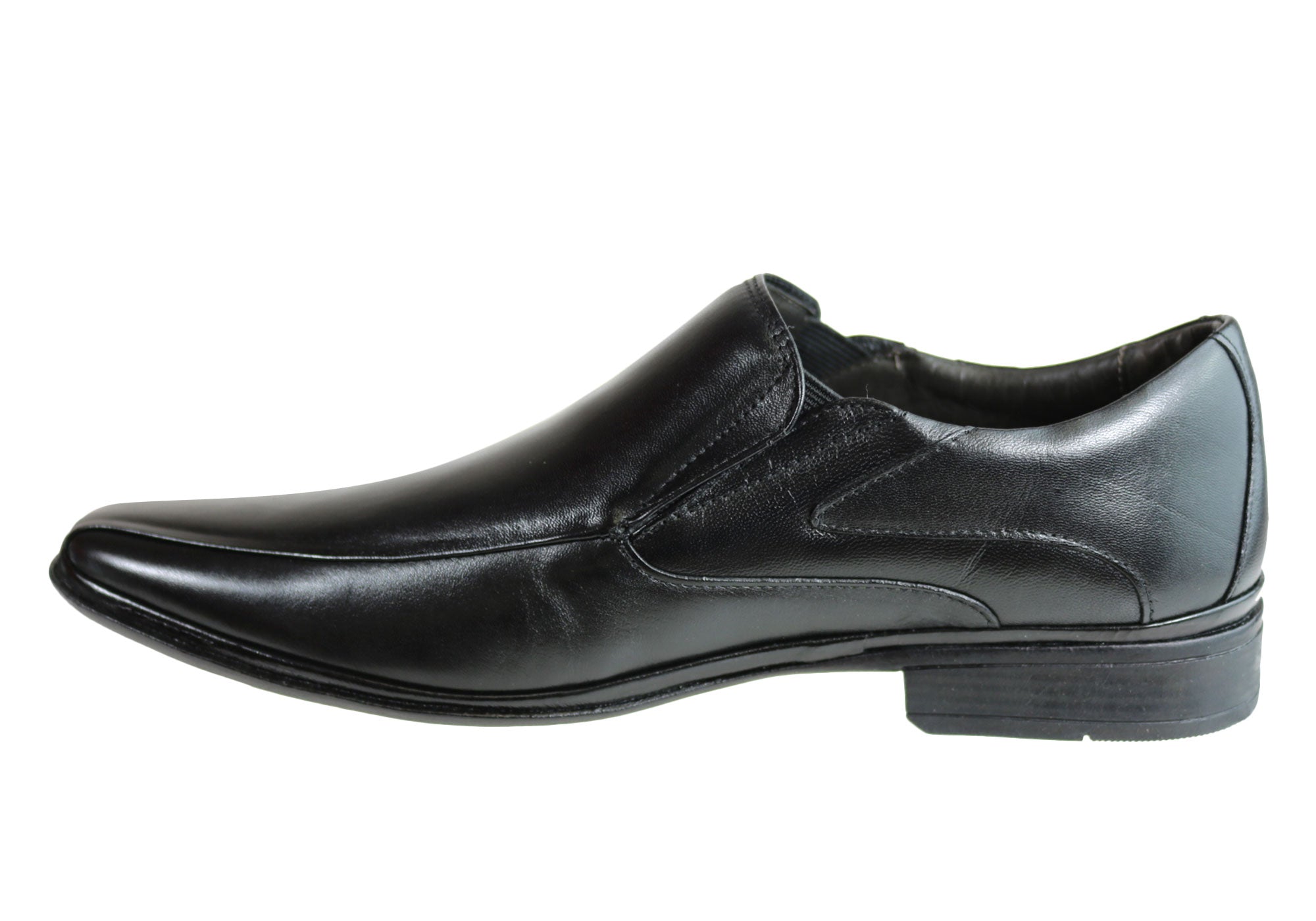 Savelli Lance Men's Comfort Slip-On Leather Dress Shoes - Handcrafted in Brazil - Perfect for Business, Weddings & Formal Occasions