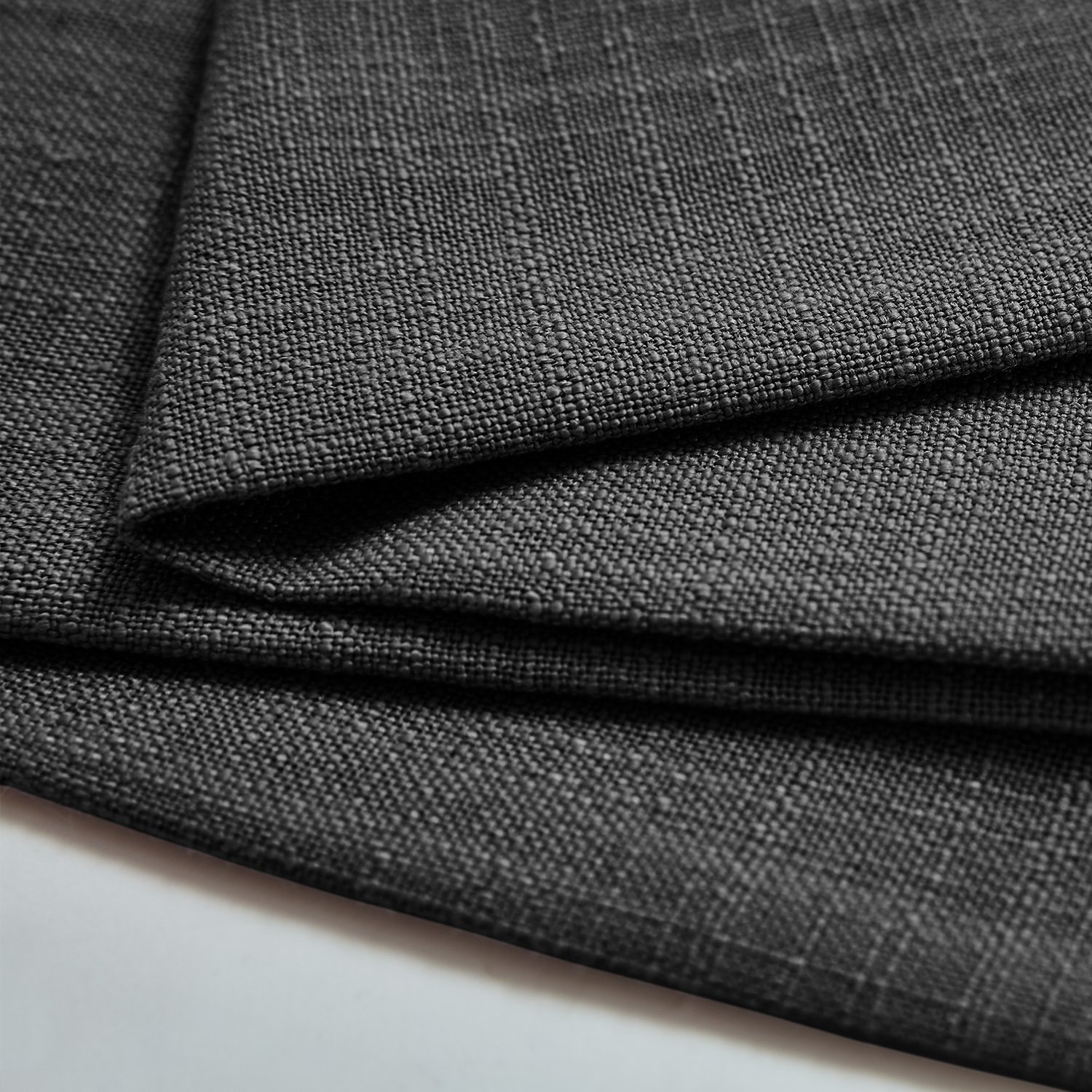 Frelement Extra Wide Breathable Faux Linen Blackout Curtains - Noise Reducing Thermal Insulated Drapes with 4 Hanging Methods, 120