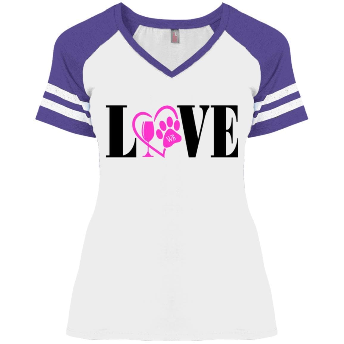 White/Heather Purple