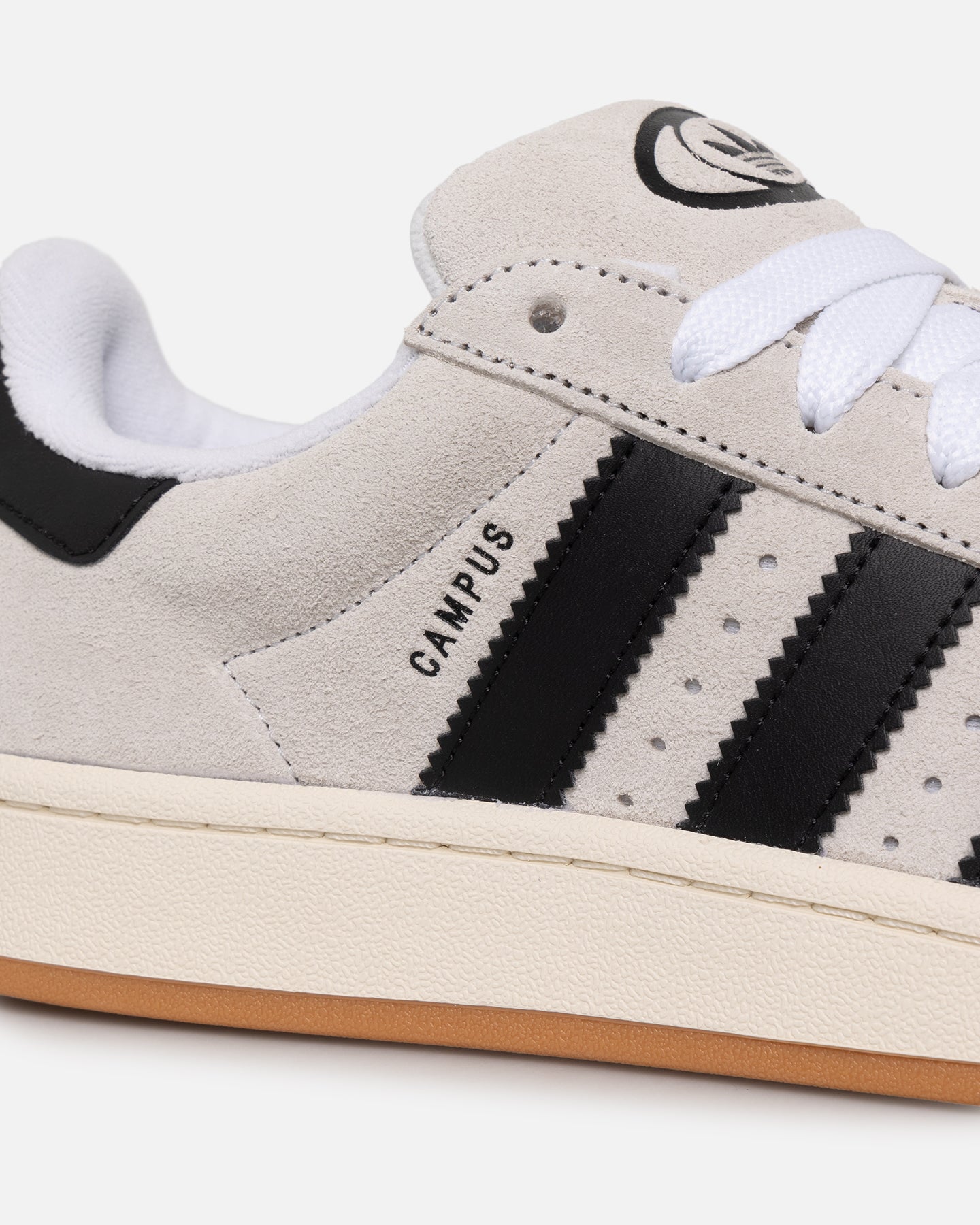 Adidas Women's Campus 00s Sneakers - Crystal White/Core Black/Off White - Retro Running Shoes for Women - Perfect for Casual Wear, Street Style & Everyday Comfort