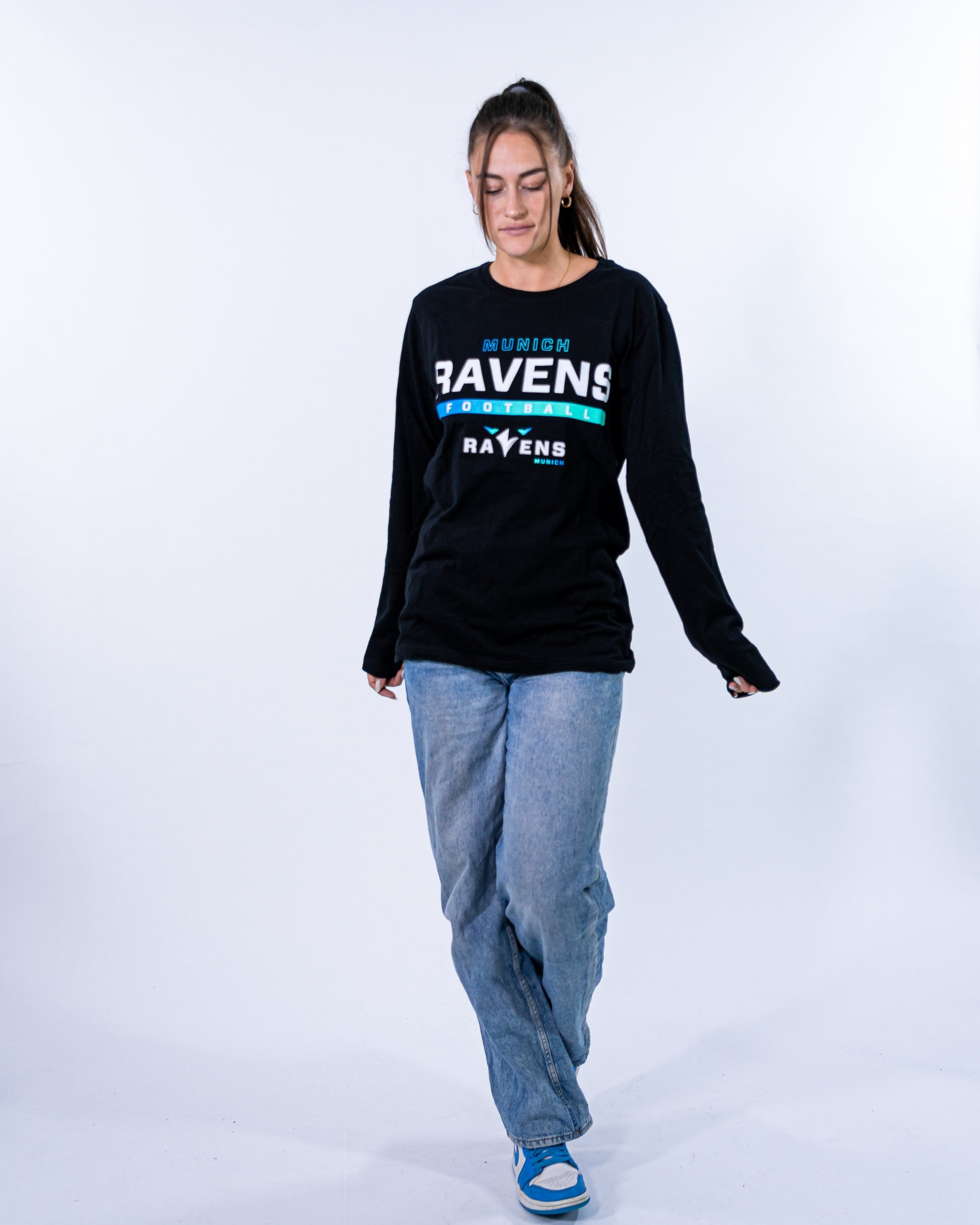 Munich Ravens Identity Long Sleeve Shirt - Official Team Merchandise for Football Fans | Perfect for Game Day & Casual Wear