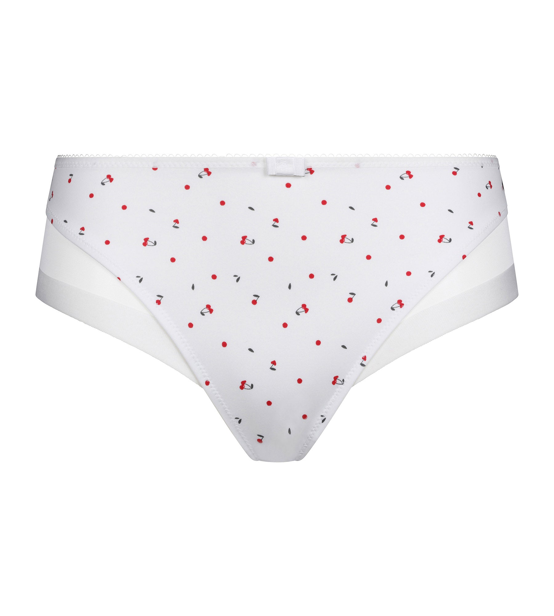 Women's Microfiber Cherry Print Tulle Culottes - Comfortable Stretch Shorts for Casual Wear, Lounge & Summer Outfits