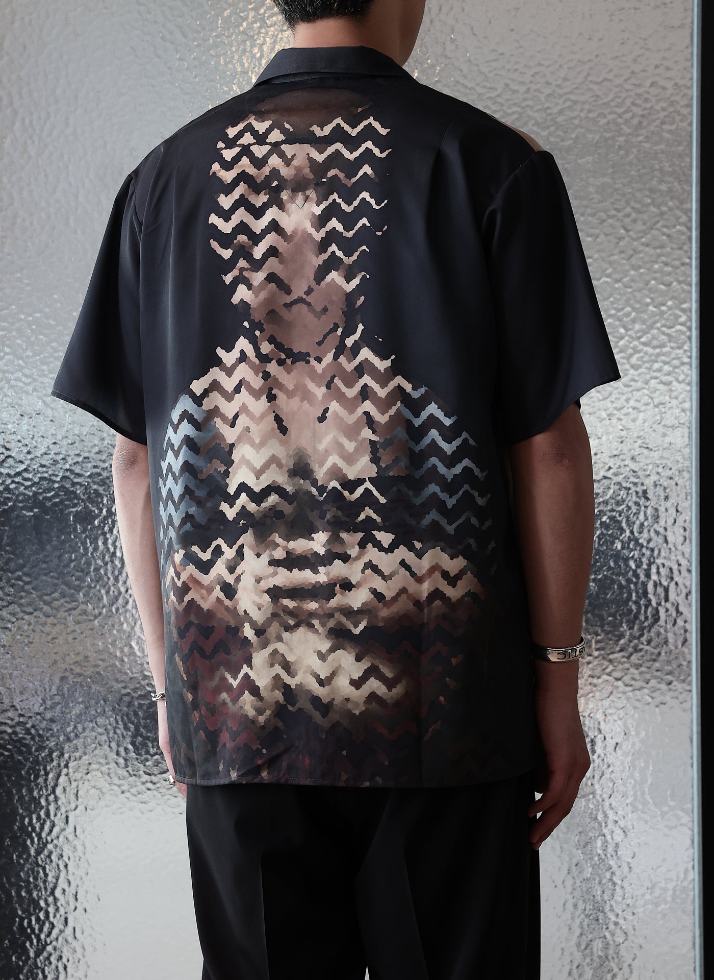 Stylish Dama Con Lermellino Polyester Open Collar Shirt for Women - Perfect for Office, Casual Wear & Special Occasions
