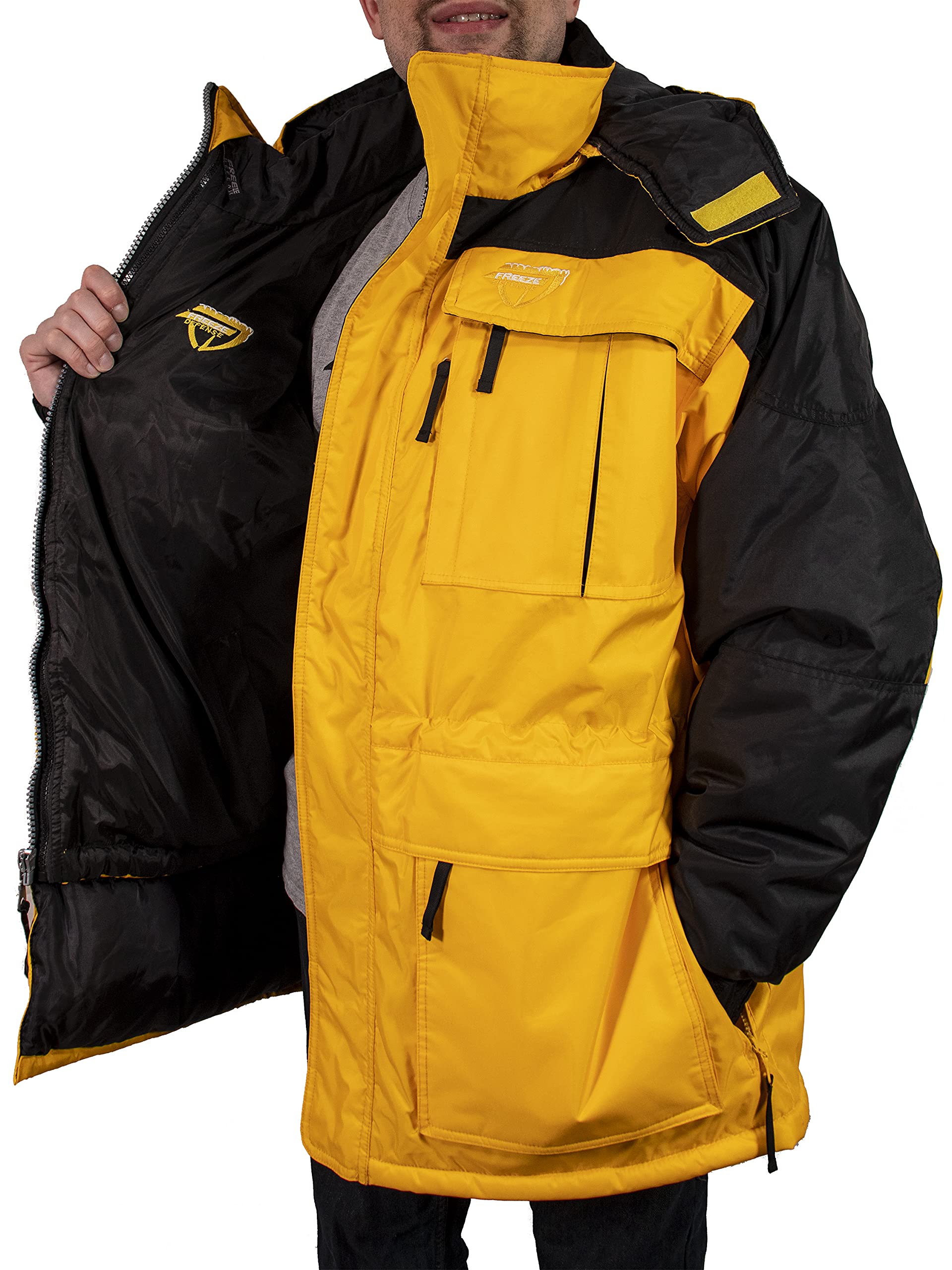 3-in-1 Men's Winter Coat Jacket with Detachable Insulated Snow Vest - Waterproof Windproof Thermal Parka for Extreme Cold Weather - Perfect for Skiing, Snowboarding & Outdoor Winter Activities