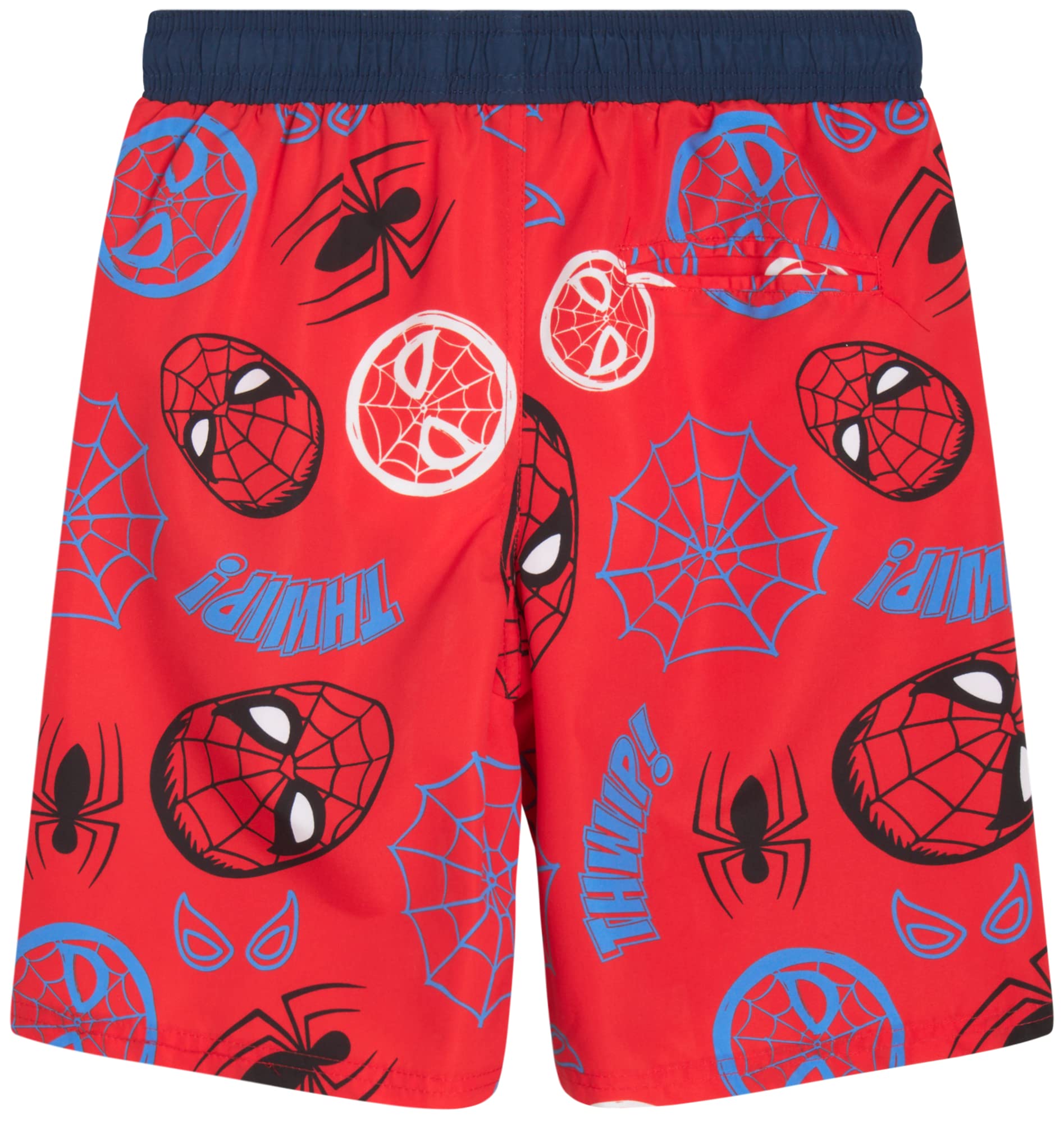 **Marvel Avengers Boys' Swim Trunks - Spider-Man, Captain America, Hulk, UPF 50+ Quick Dry Swim Shorts for Kids (2T-12) - Perfect for Pool, Beach & Summer Water Play**