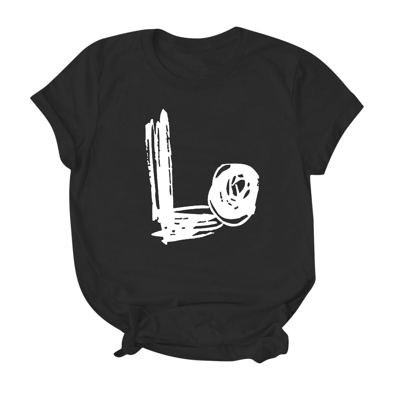 Men's Short Sleeve Print T-Shirt - Casual Summer Top with Love Design in Black & Gray | Perfect for Outdoor Activities, Date Nights & Casual Wear