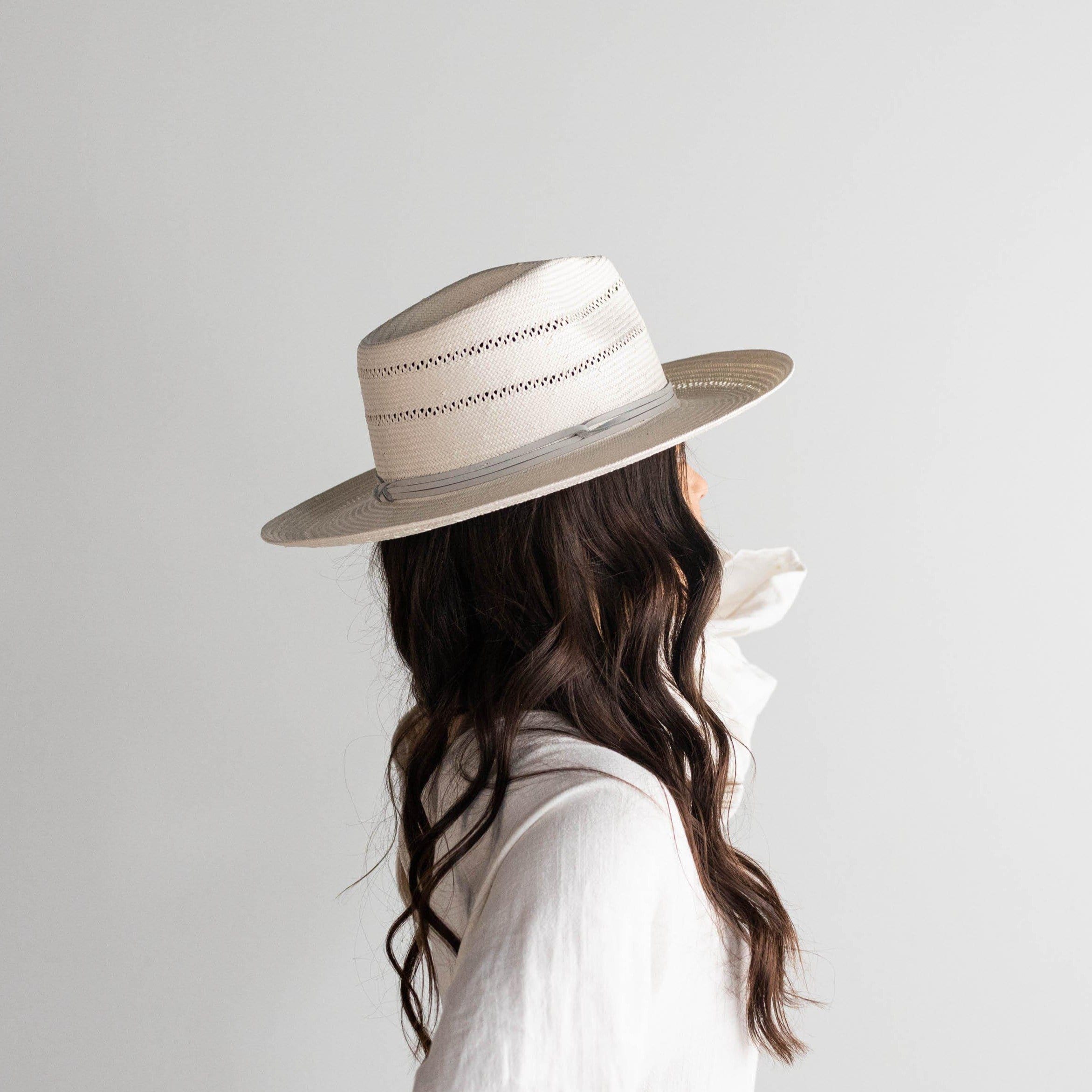 Arlo Rancher Fedora Straw Hat for Men - Western Cowboy Hat with Wide Brim - Sun Protection Summer Hat for Outdoor, Rodeo, and Country Music Festivals