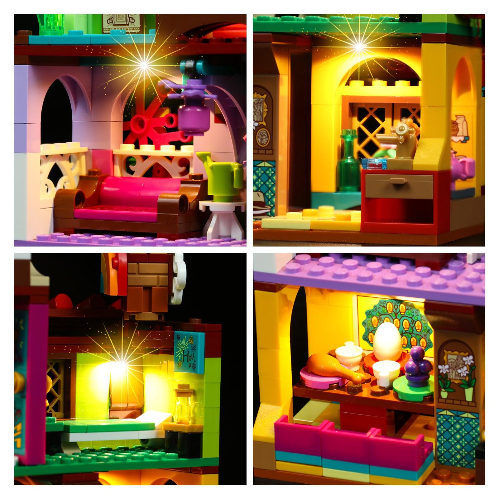 Best Light Kit for Lego Disney Encanto The Madrigal House 43202 - DIY Illumination Set for Lego Building Blocks - Perfect for Home Decoration, Gift & Display Scenes