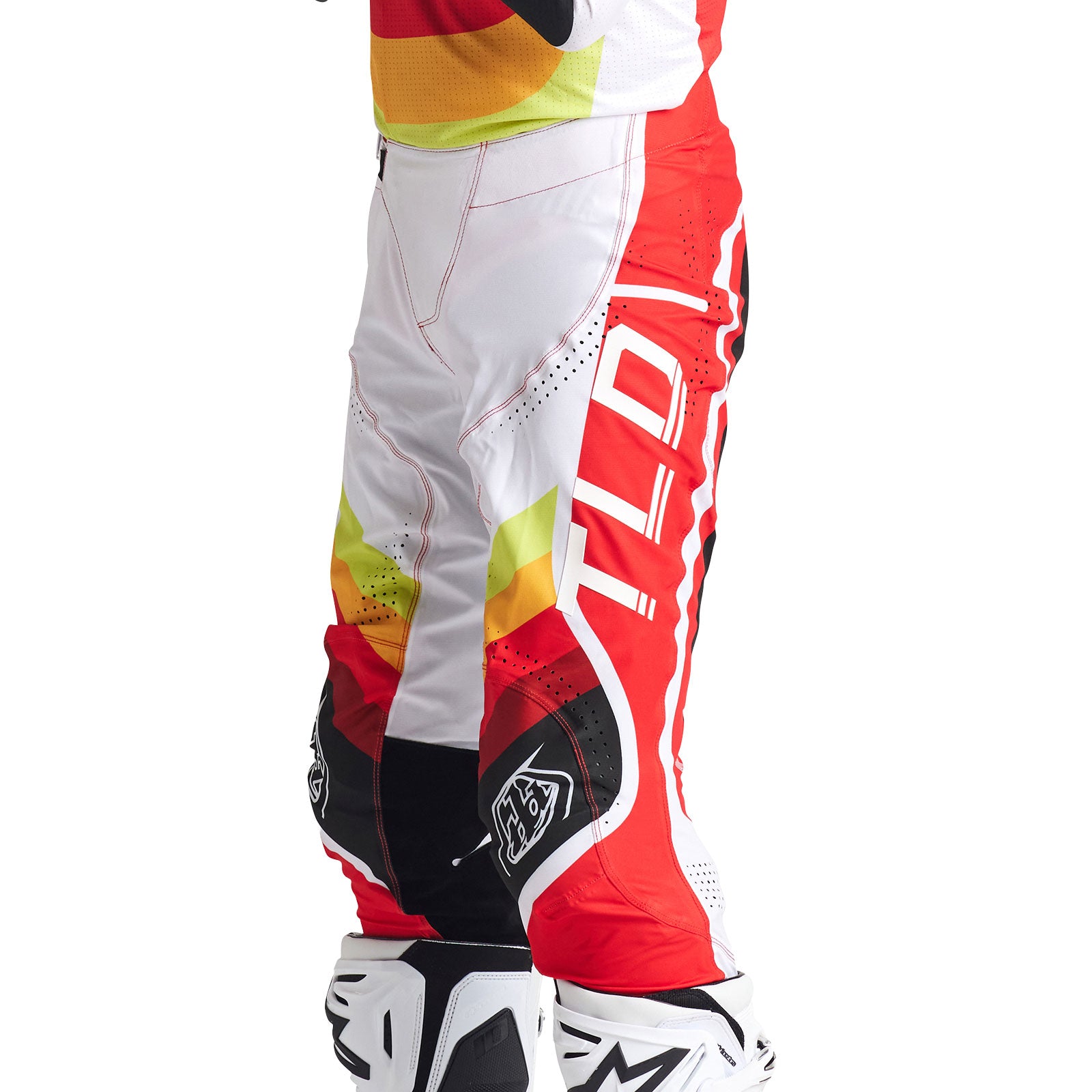 SE Ultra Pant Reverb Red & White - High-Performance Athletic Pants for Running, Gym Workouts & Outdoor Activities