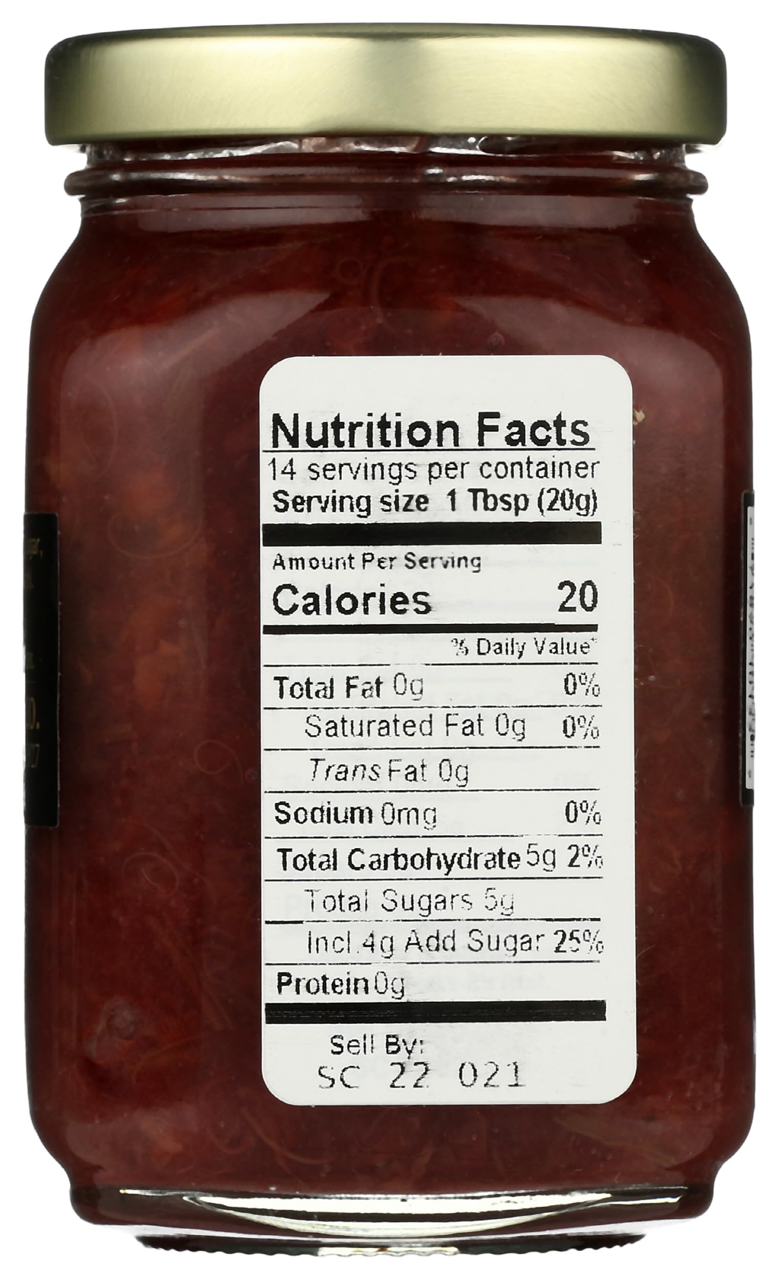 MOUNTAIN FRUIT COMPANY Sour Cherry & Rhubarb Jam - 9.5 oz Jar | All Natural Fruit Spread for Toast, Pancakes & Desserts | Gluten Free & Non-GMO | Perfect Breakfast & Baking Ingredient