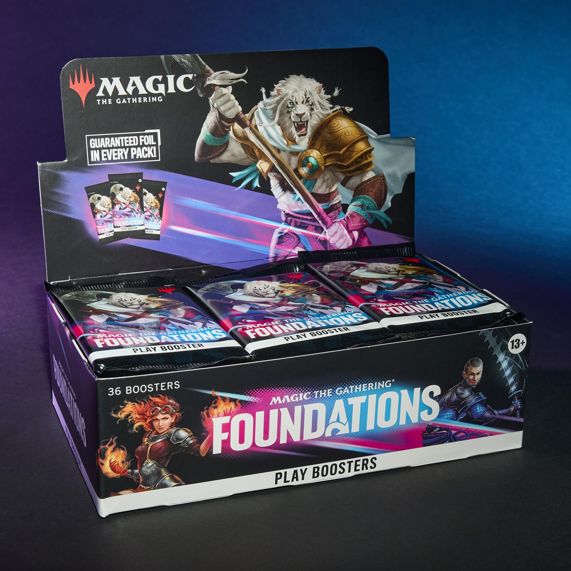 Magic: The Gathering Foundations Play Booster Box - 36 Packs for MTG Card Game Collectors & Players | Perfect for Drafting, Deck Building & Casual Play