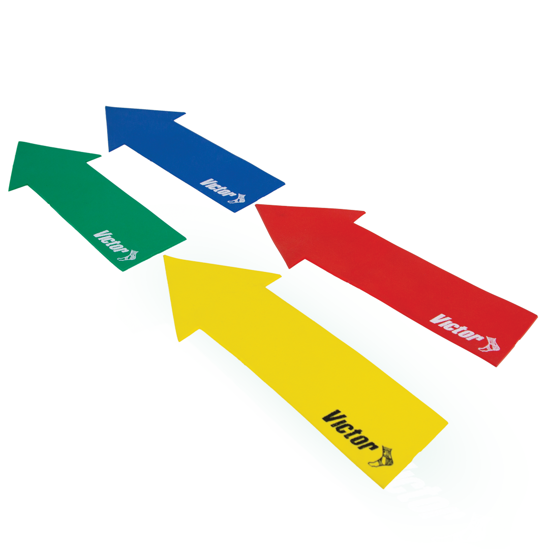 Victor Floor Marker Arrow - Non-Slip Vinyl Directional Sign for Warehouses, Factories & Retail Stores - Durable Safety Floor Marking Tape with Strong Adhesive