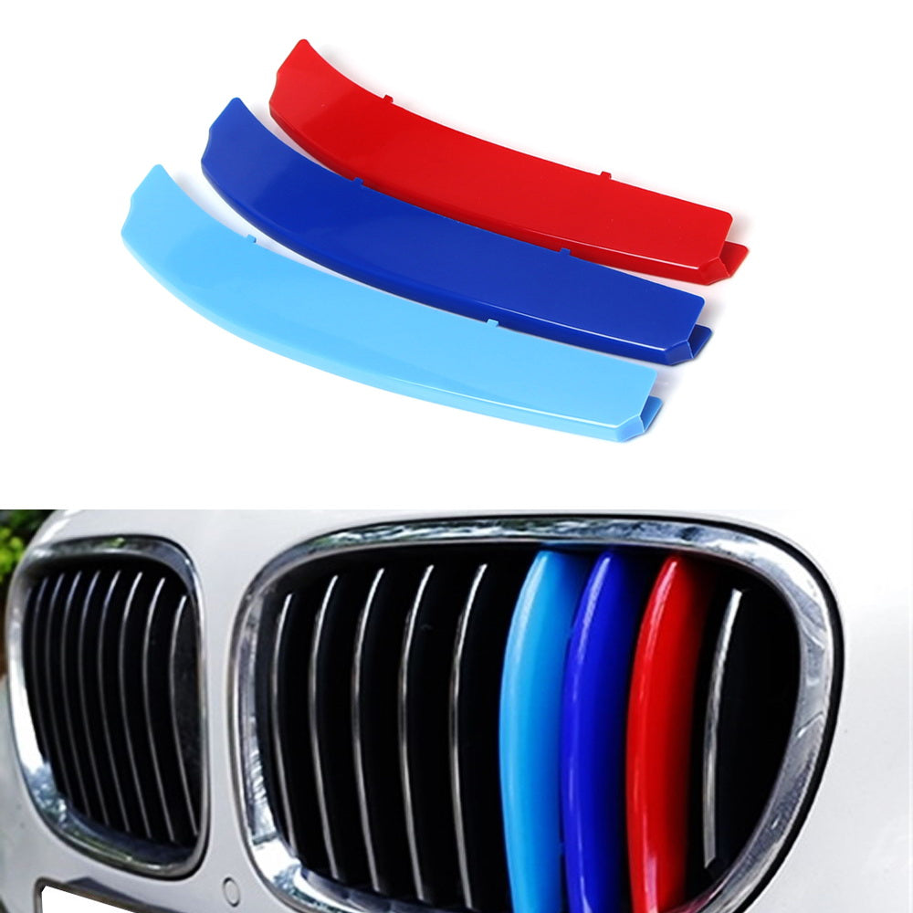 BMW 7 Series (2013-2015) M Performance Style Grille Insert Trims - 9 Standard Grille Beams - Upgrade Your Luxury Sedan's Front End for Sporty Look | Perfect for Car Enthusiasts & Custom Builds