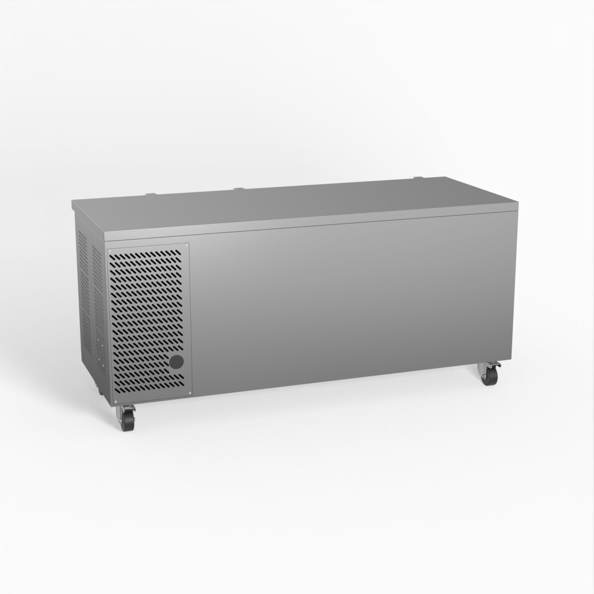 Commercial Glass Door Refrigerator - 3 Door Under Counter Display Fridge with 700mm Depth for Restaurants, Cafes & Retail Stores