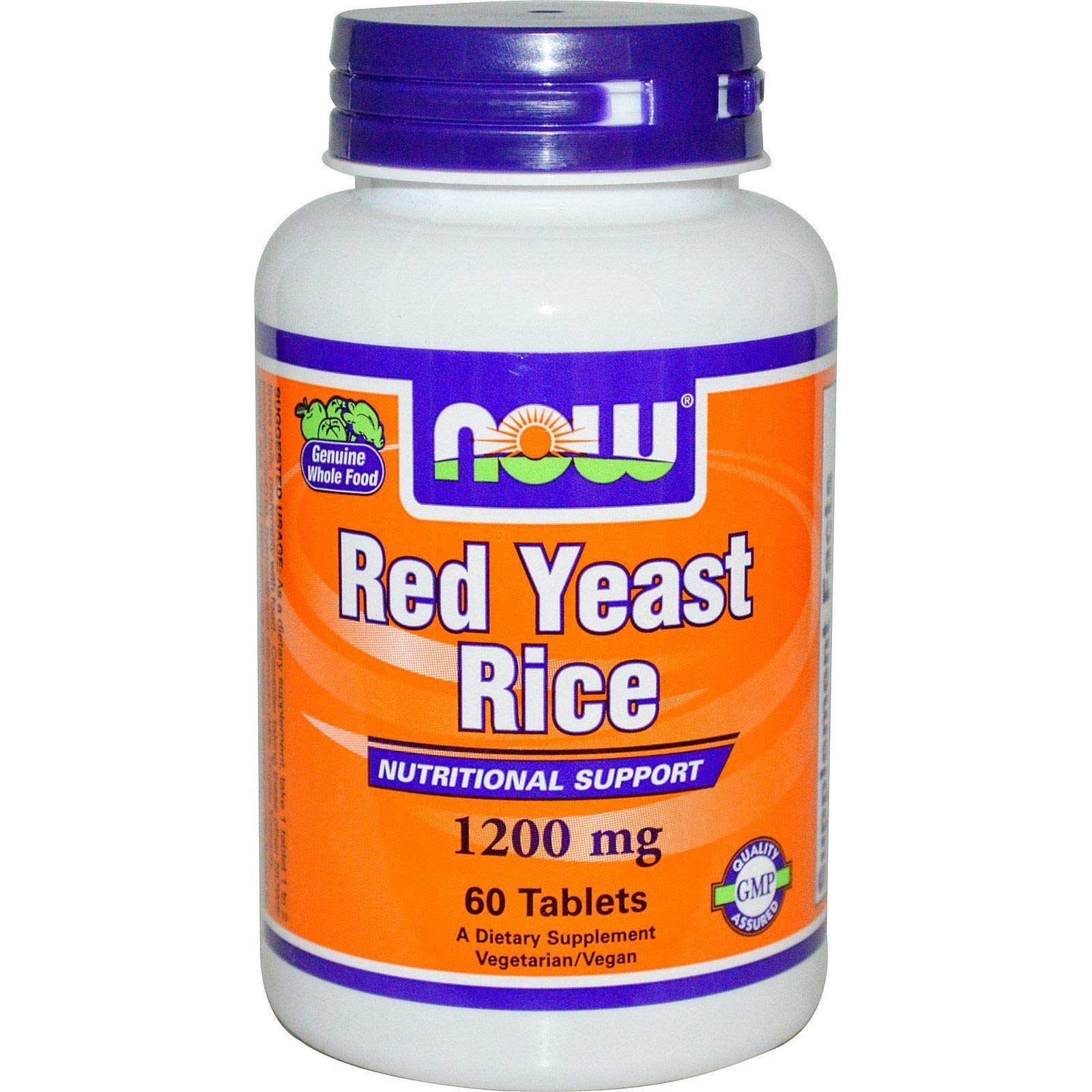 Premium Red Yeast Rice Supplement 1200mg - 60 Tablets for Cholesterol Support & Heart Health - Natural Cardiovascular Wellness for Adults
