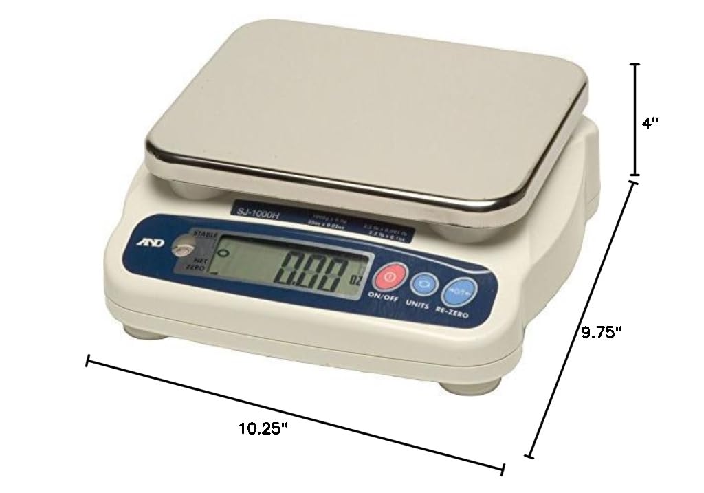 Stainless Steel Digital Kitchen Scale - 2.2 lb Capacity, Precision Gram Scale for Baking, Cooking, Coffee & Jewelry | Compact Food Scale with LCD Display