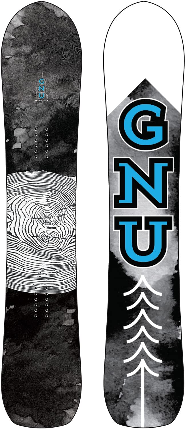Gnu Antigravity Men's Snowboard - Freestyle & All-Mountain Performance for Powder & Park Riding