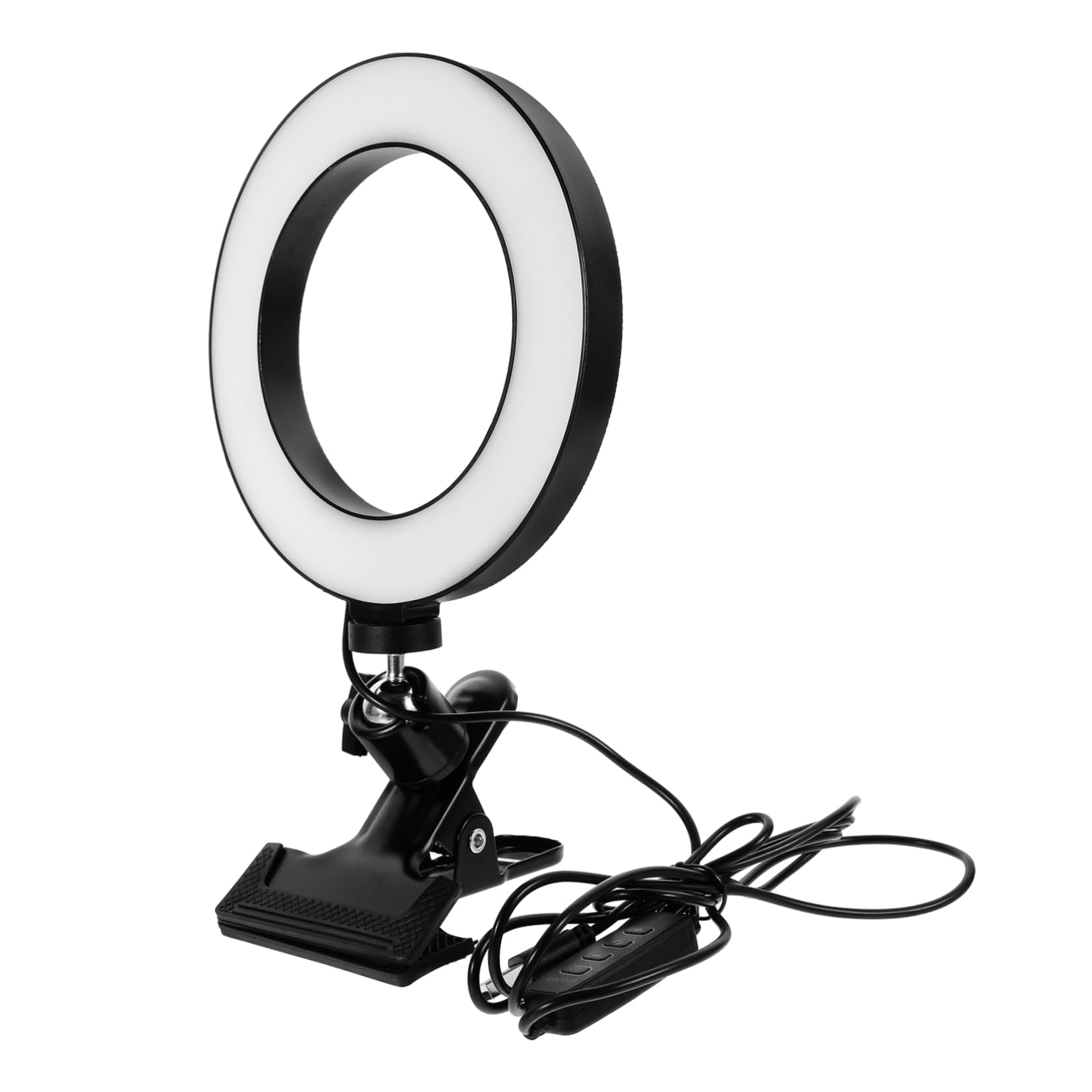 ibasenice LED Ring Light with Clip - 10