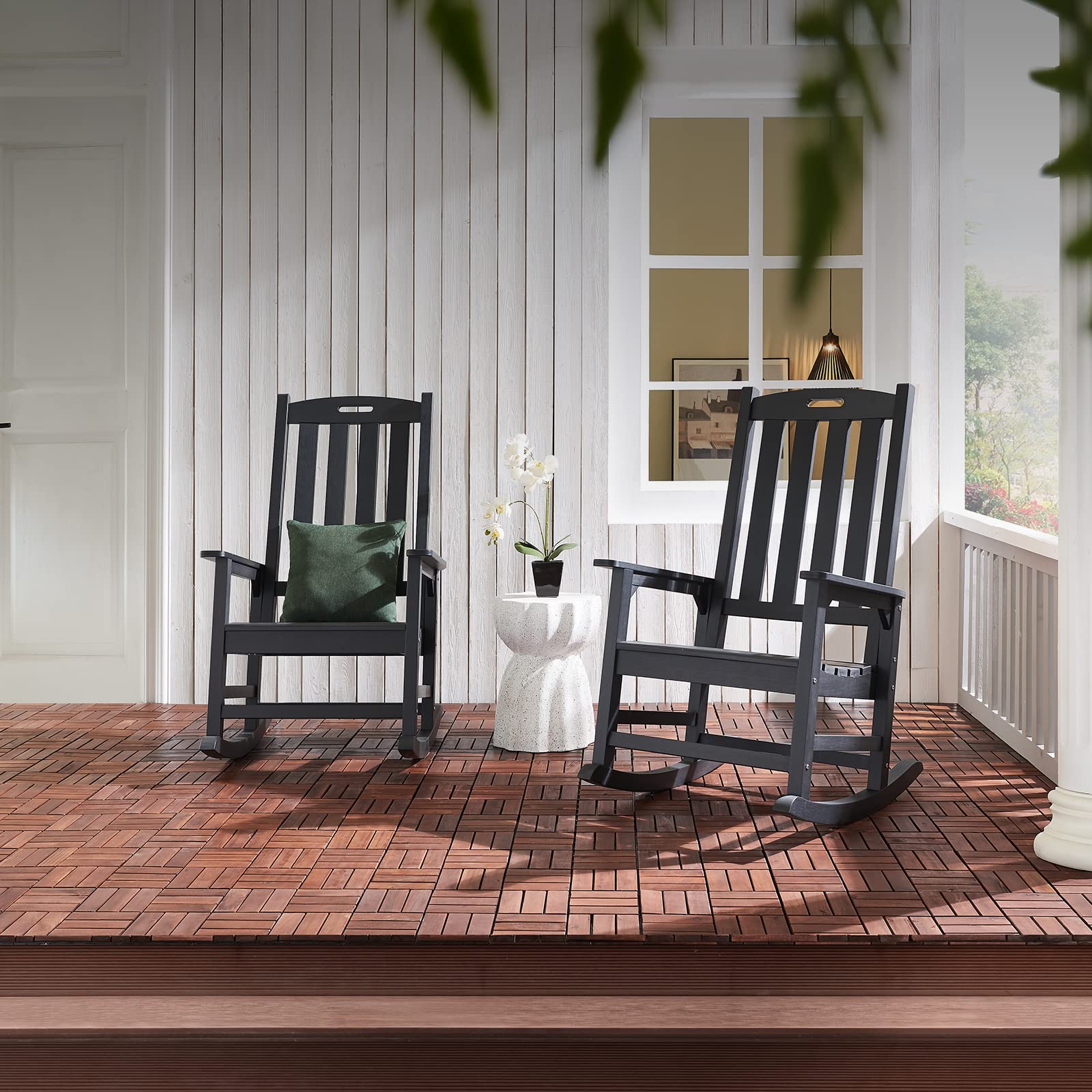 **Psilvam Oversized Outdoor Rocking Chair - 21