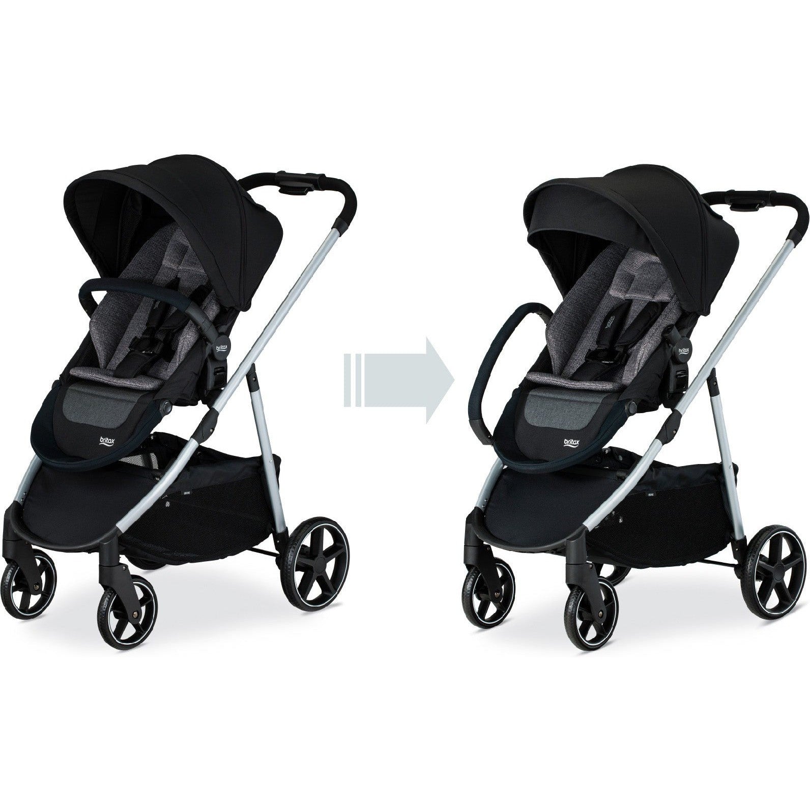 Britax Stroller Bumper Bar - Compatible with Brook, Brook+ & Grove Models | Safety & Comfort for Baby | Perfect for Walks, Shopping & Travel