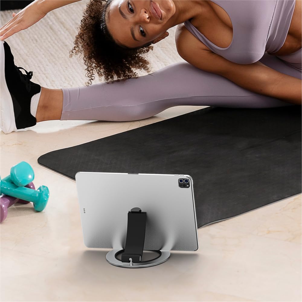 Just Mobile Encore iPad Stand - Foldable & Portable Aluminum Tablet Holder for iPad 10.2