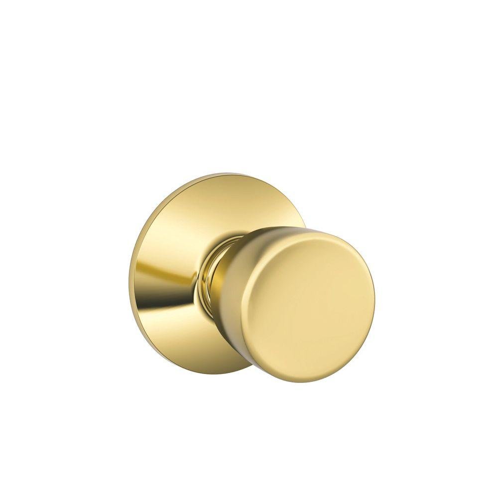 Schlage BE469WB Bell Knob Pass - Keyless Entry Door Knob with Keypad, Satin Nickel Finish - Secure & Convenient for Homes, Offices & Apartments