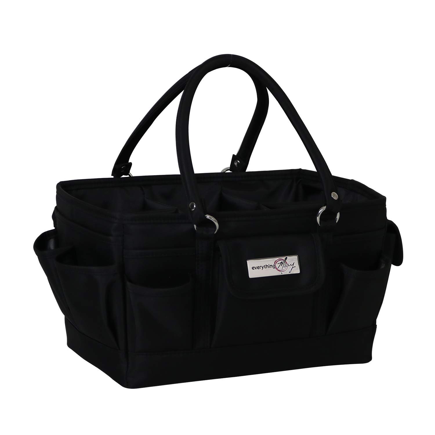 Everything Mary Deluxe Collapsible Storage Organizer with Handles - Multipurpose Foldable Tote for Diapers, Toys, Office Supplies & Travel Essentials | Perfect for Nursery, Car, Home & On-the-Go Organization