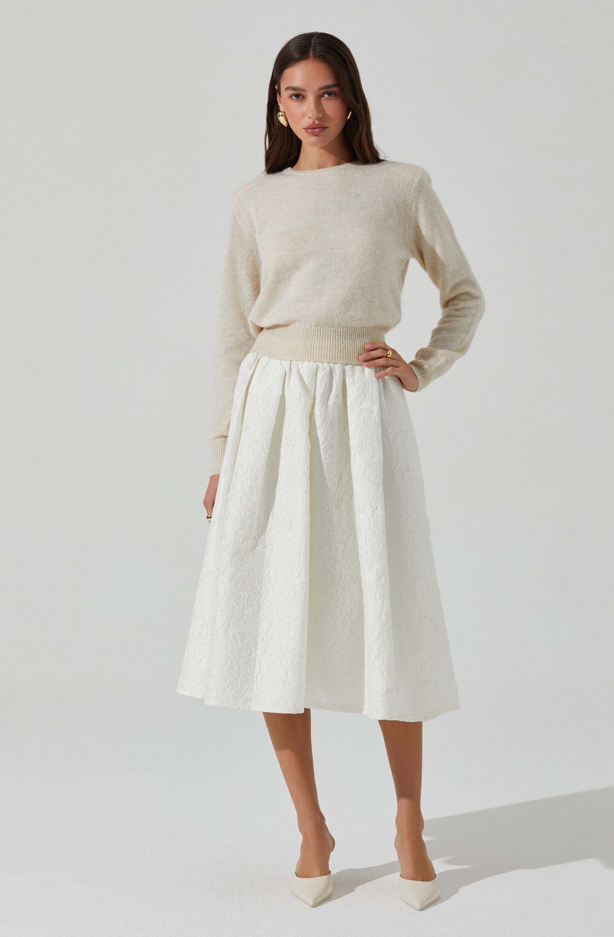 Kiran Fine Knit Sweater for Women - Soft Comfortable Lightweight Pullover - Perfect for Fall Winter Fashion, Office Wear & Casual Outings