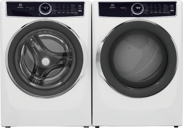 Electrolux 7537 Series White Front Load Washer and Gas Dryer Set - Perfect for Laundry Rooms & Energy-Efficient Homes