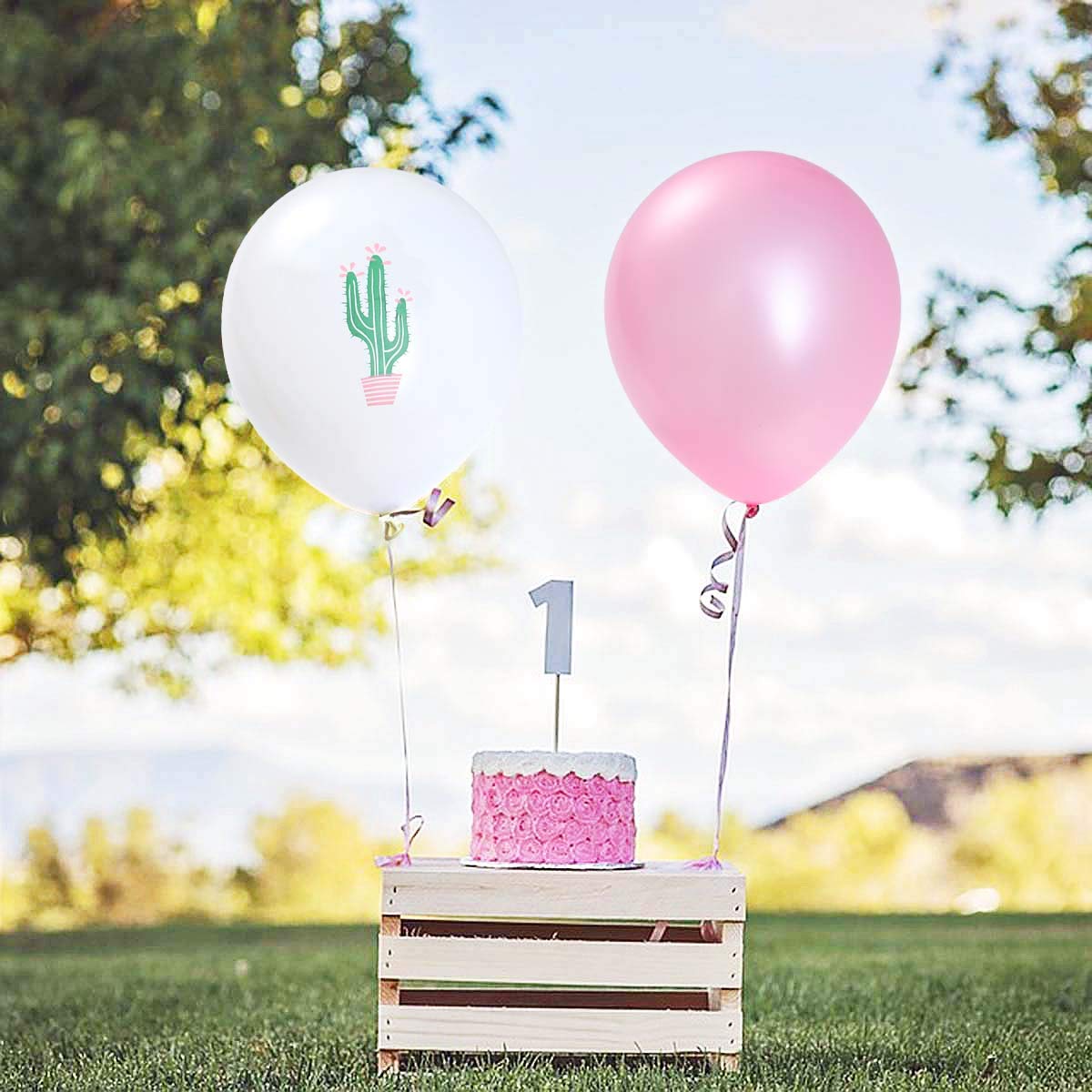 30PCS Cactus Party Balloons for Hawaiian Luau, Tropical Birthday Decorations, Summer Carnival & Baby Shower - Perfect for Pool Parties, Beach Events & Desert Themed Celebrations