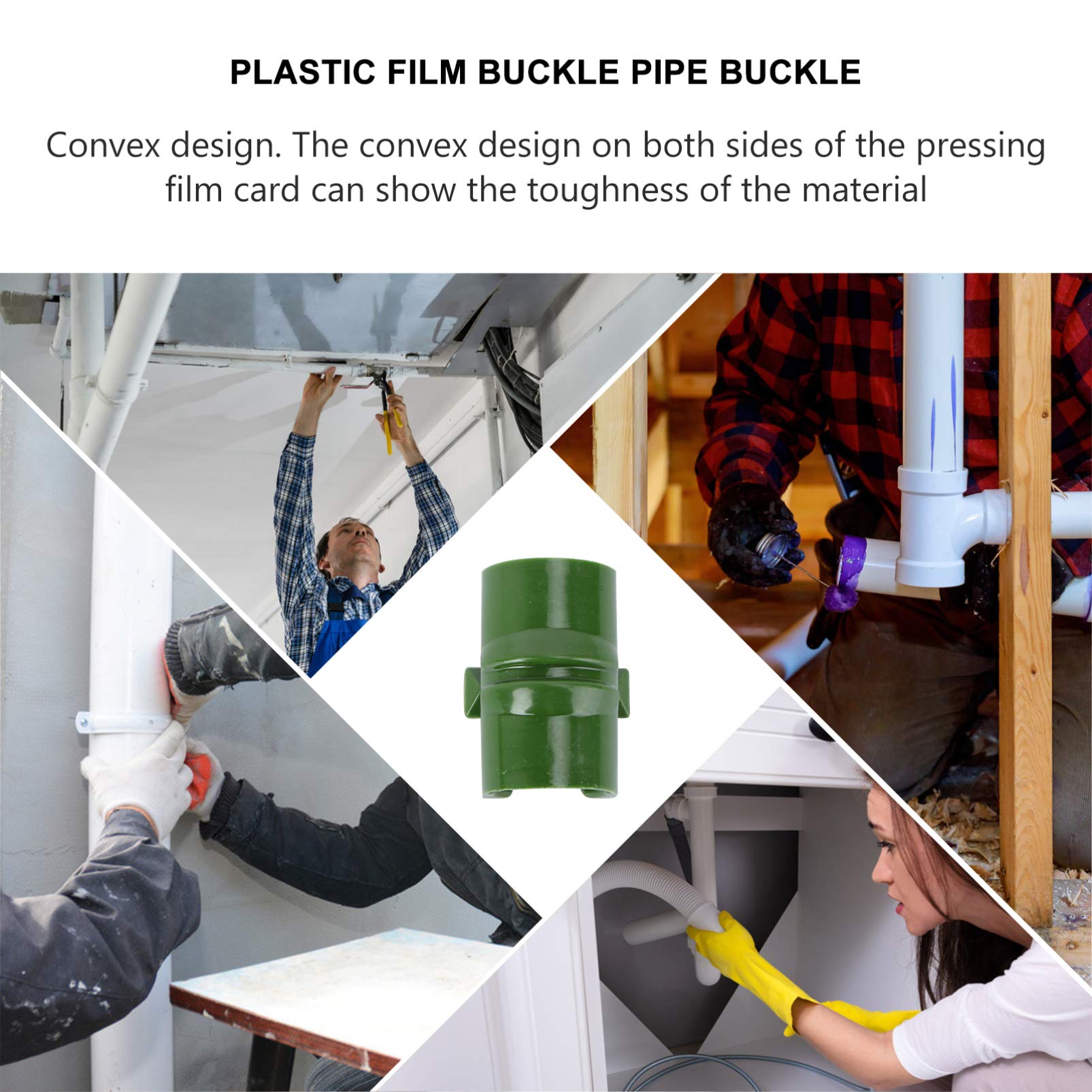 20Pcs Greenhouse Frame Clips - Heavy Duty Lamination Buttons for PVC Pipe, Gardening Tube & Shed Film - Secure Mesh Net Buckle Snap Clamps for Greenhouse Accessories | Perfect for Farm, Garden & DIY Greenhouse Construction