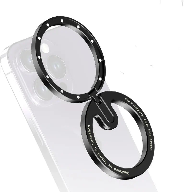Ulanzi 52mm MagFilter Magnetic Lens Filter Adapter Ring for iPhone Samsung Smartphones - Compatible with ND/CPL/UV Filters for Photography & Videography