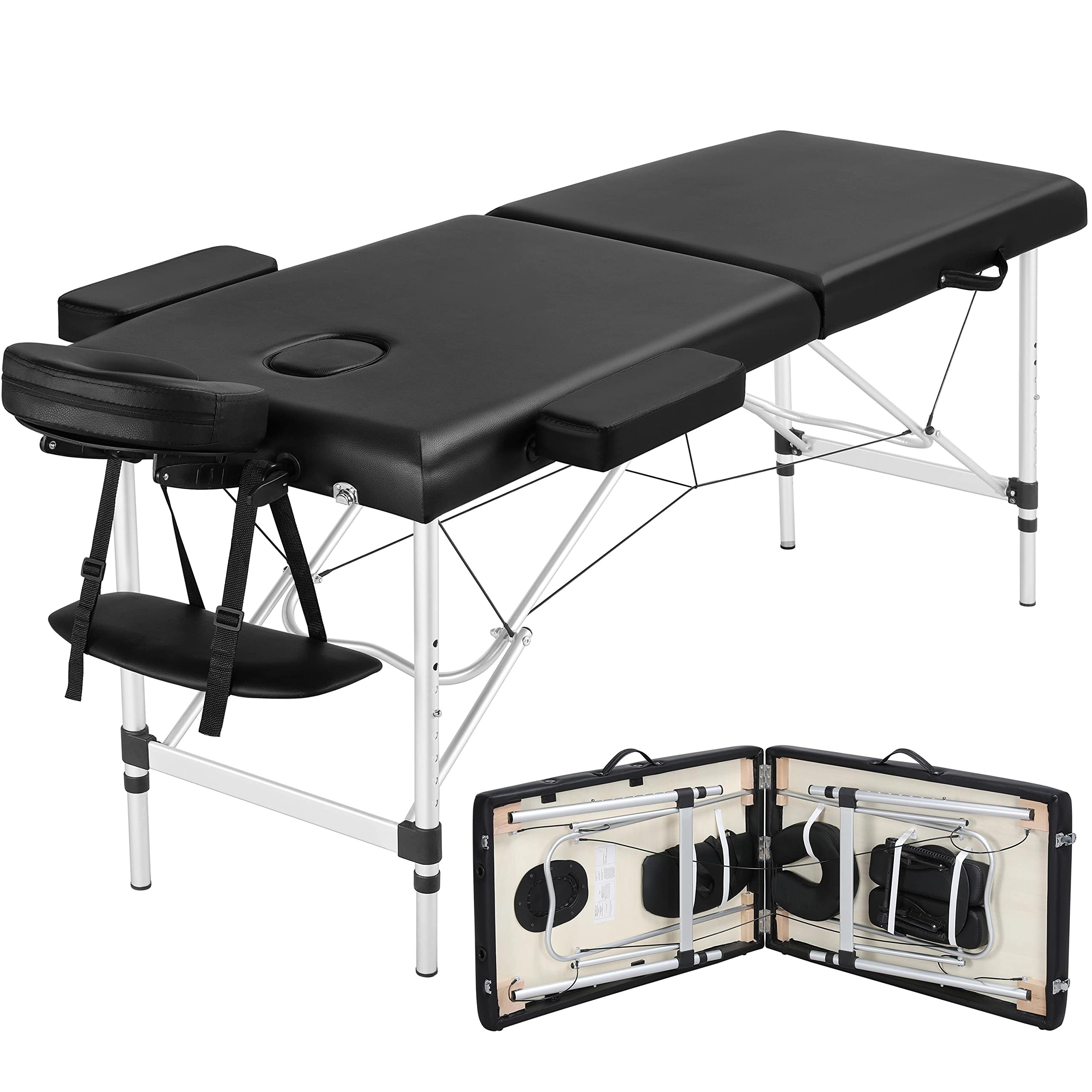 Yaheetech Portable Adjustable Massage Table - 24