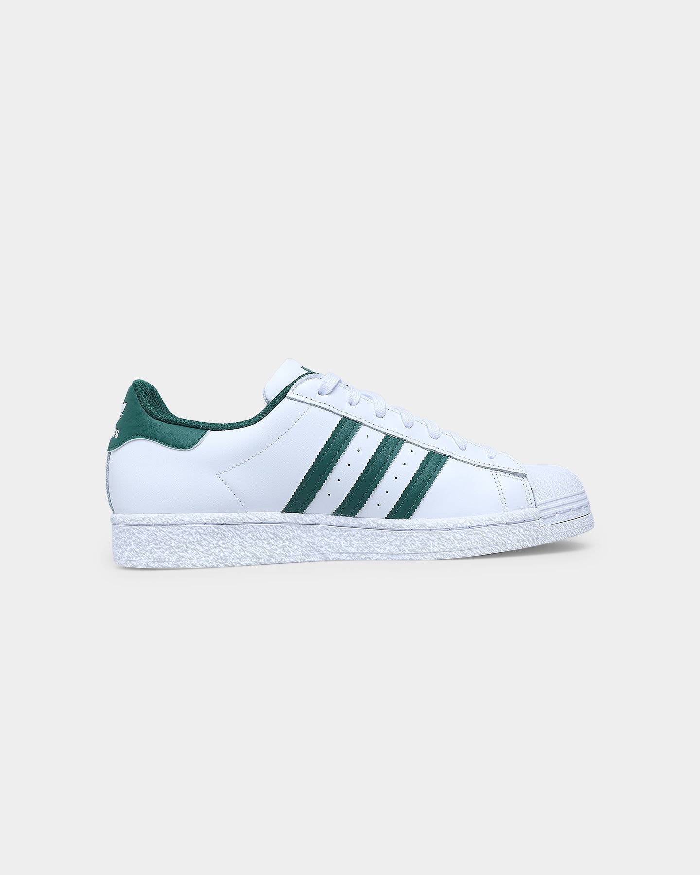 Adidas Superstar Sneakers - Cloud White & Collegiate Green | Classic Low-Top Shoes for Men & Women | Perfect for Casual Wear, Street Style & Everyday Comfort