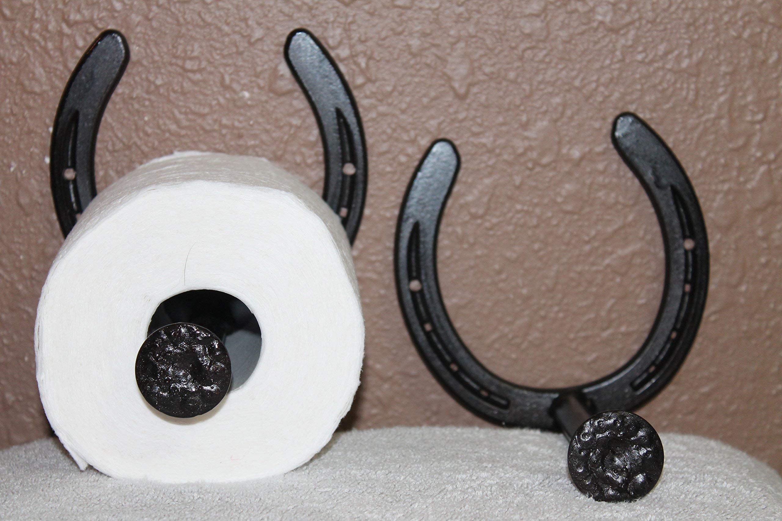 The Rustic Charm of the Horseshoe Toilet Paper Holder