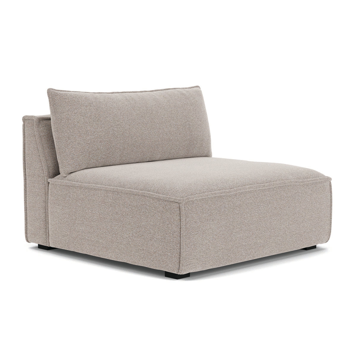 Daphne Fabric Modular 1-Seater Sofa (Armless) - Compact & Stylish for Small Spaces, Apartments, and Living Rooms