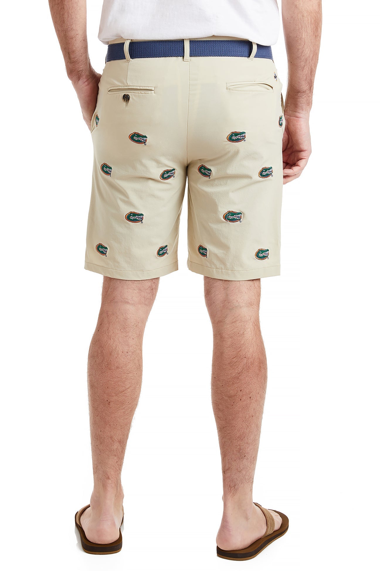 University of Florida Gators Collegiate Performance Shorts in Khaki - Comfortable Athletic Shorts for Game Day & Casual Wear