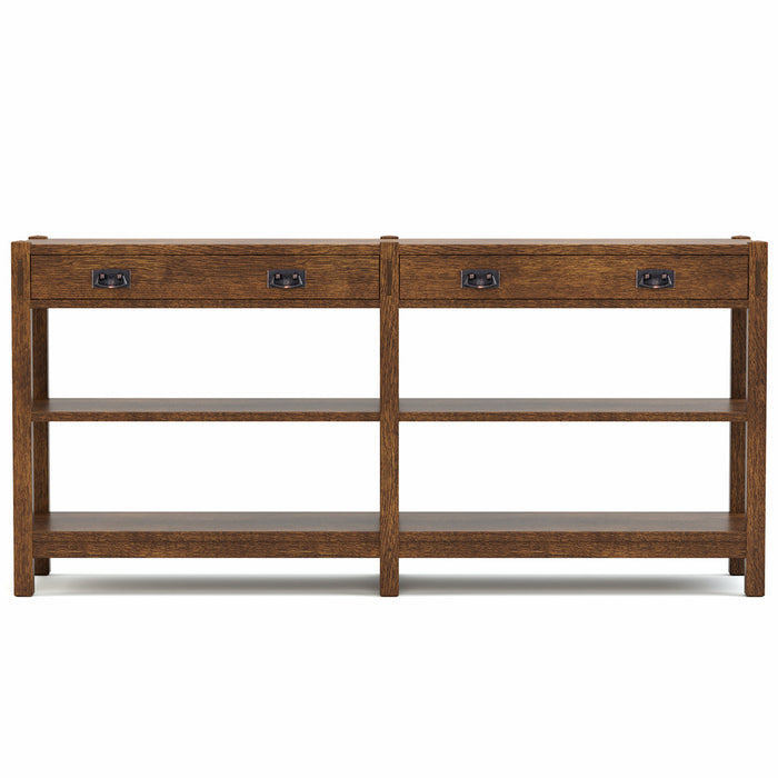 Chenango Console Table - Elegant Entryway Table for Hallway, Living Room & Bedroom | Modern Narrow Sofa Table with Storage Shelf | Perfect for Small Spaces & Home Decor