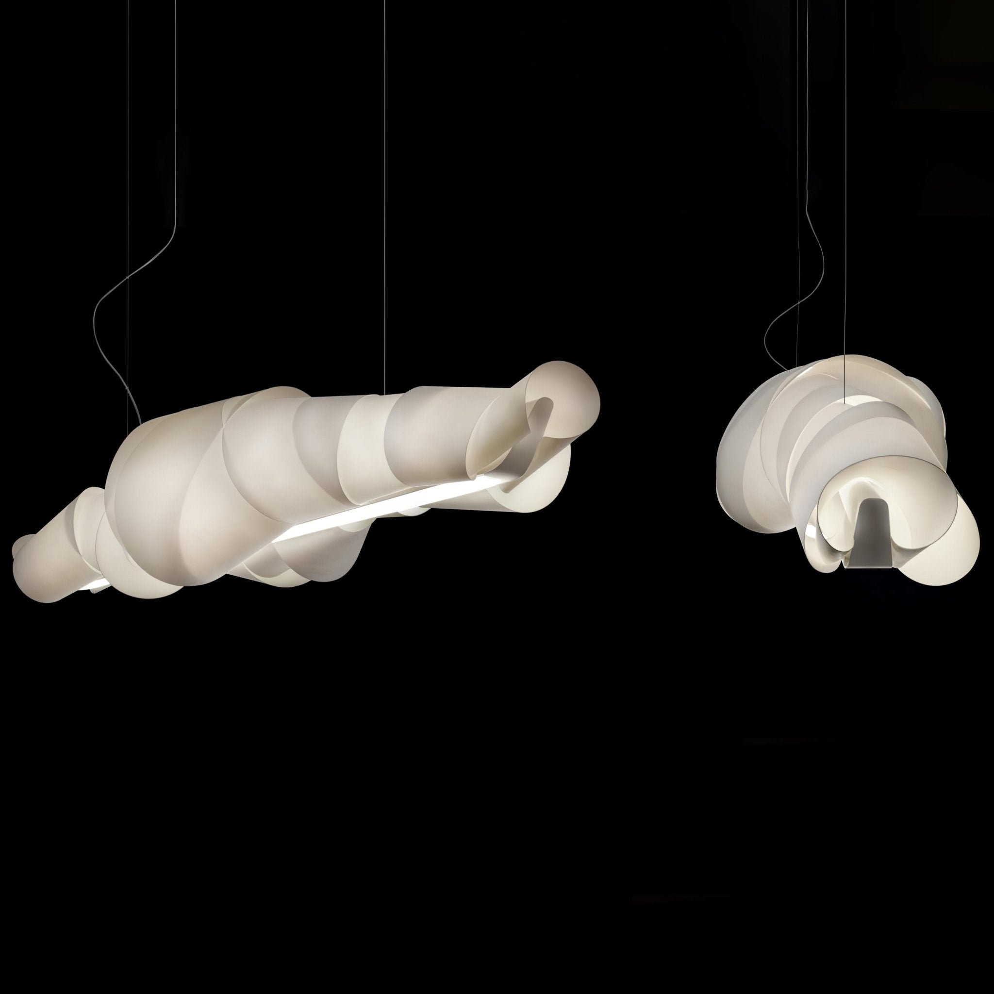 Stylish Caterpillar Chandelier - Modern Ceiling Light Fixture for Living Room, Bedroom & Dining Room Decor | Perfect for Home Lighting & Interior Design