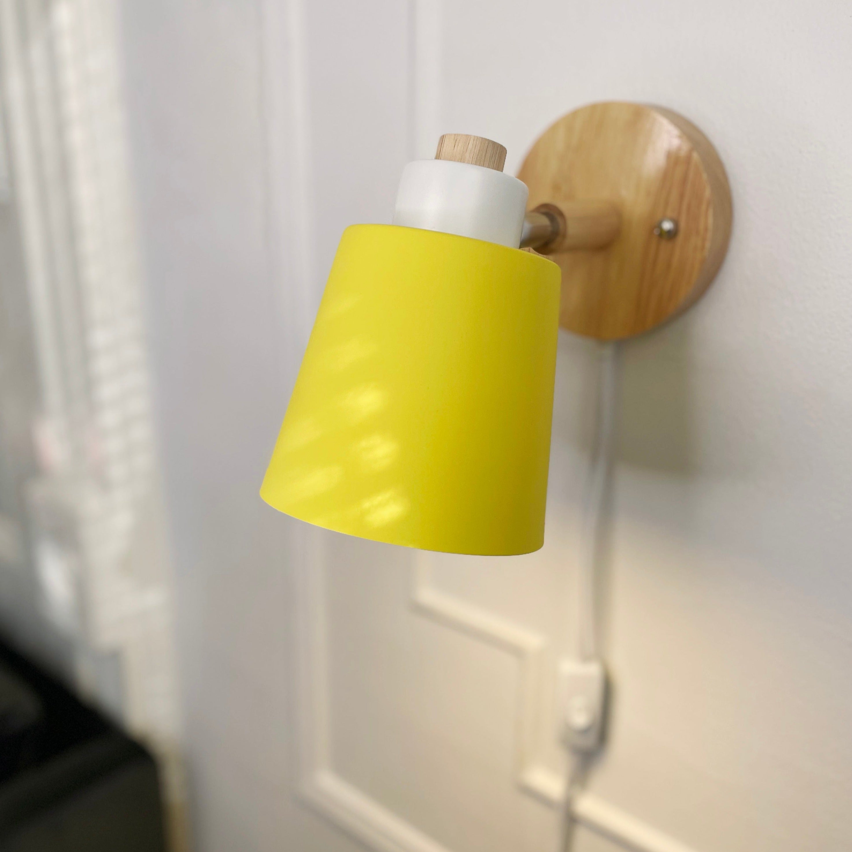 360° Rotating LED Desk Lamp with USB Plug - Adjustable Reading Light for Study, Office & Bedroom
