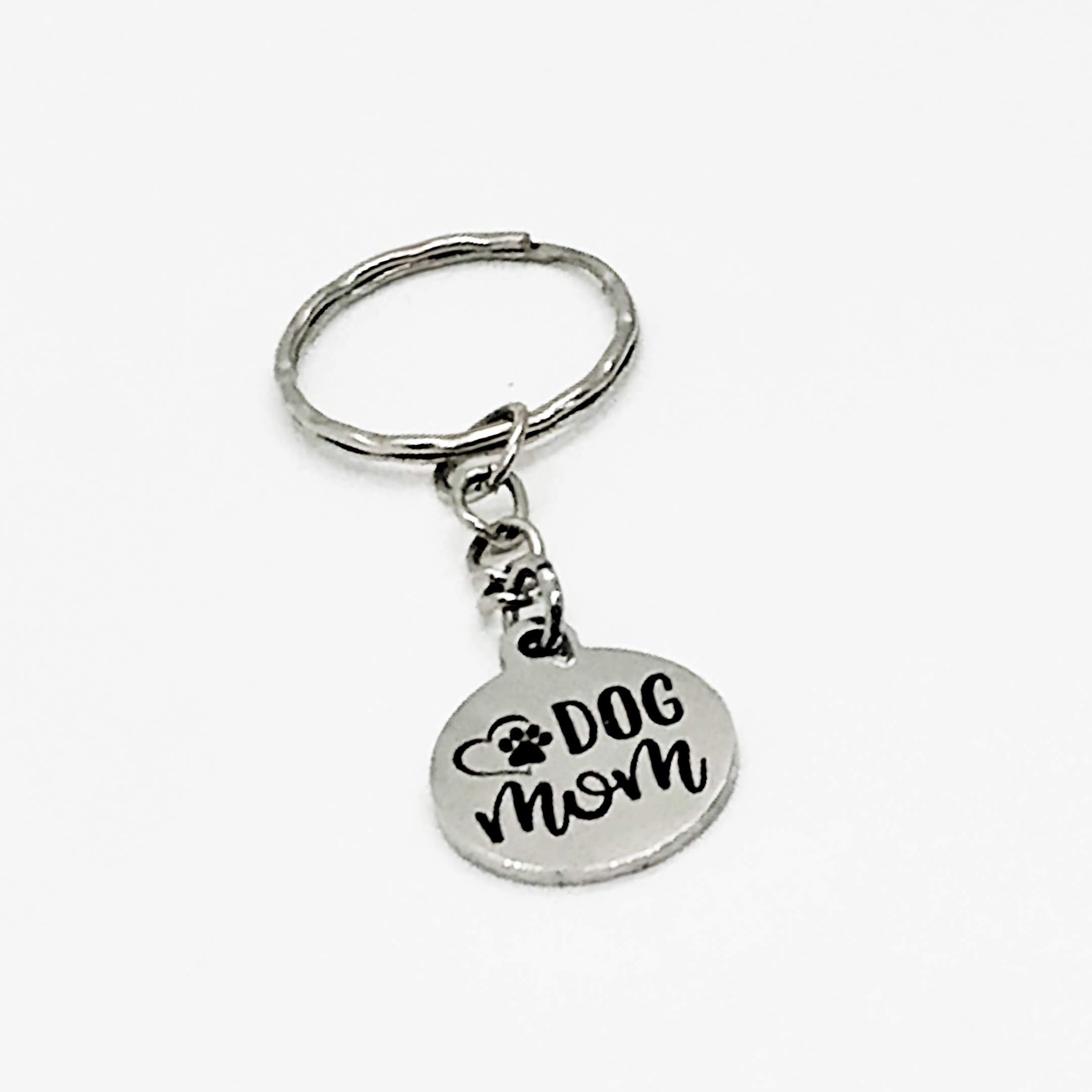 Dog Mom Keychain - Cute & Personalized Gift for Dog Lovers | Perfect for Keyrings, Purses & Pet Accessories | Ideal Birthday, Mother's Day & Christmas Present