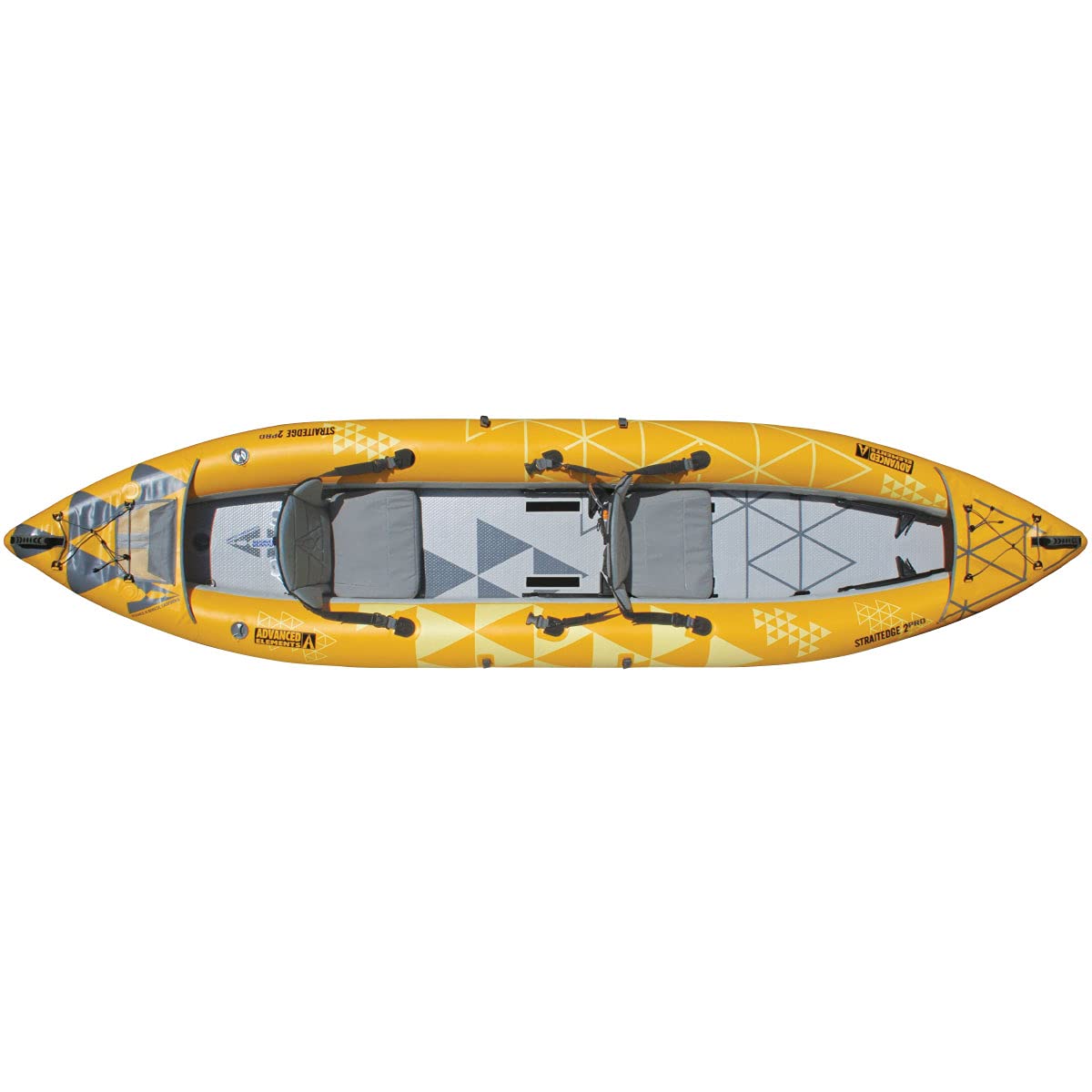 Advanced Elements StraitEdge2 Pro Tandem Inflatable Kayak - 2-Person Lightweight Foldable Kayak for Lakes, Rivers & Ocean Adventures