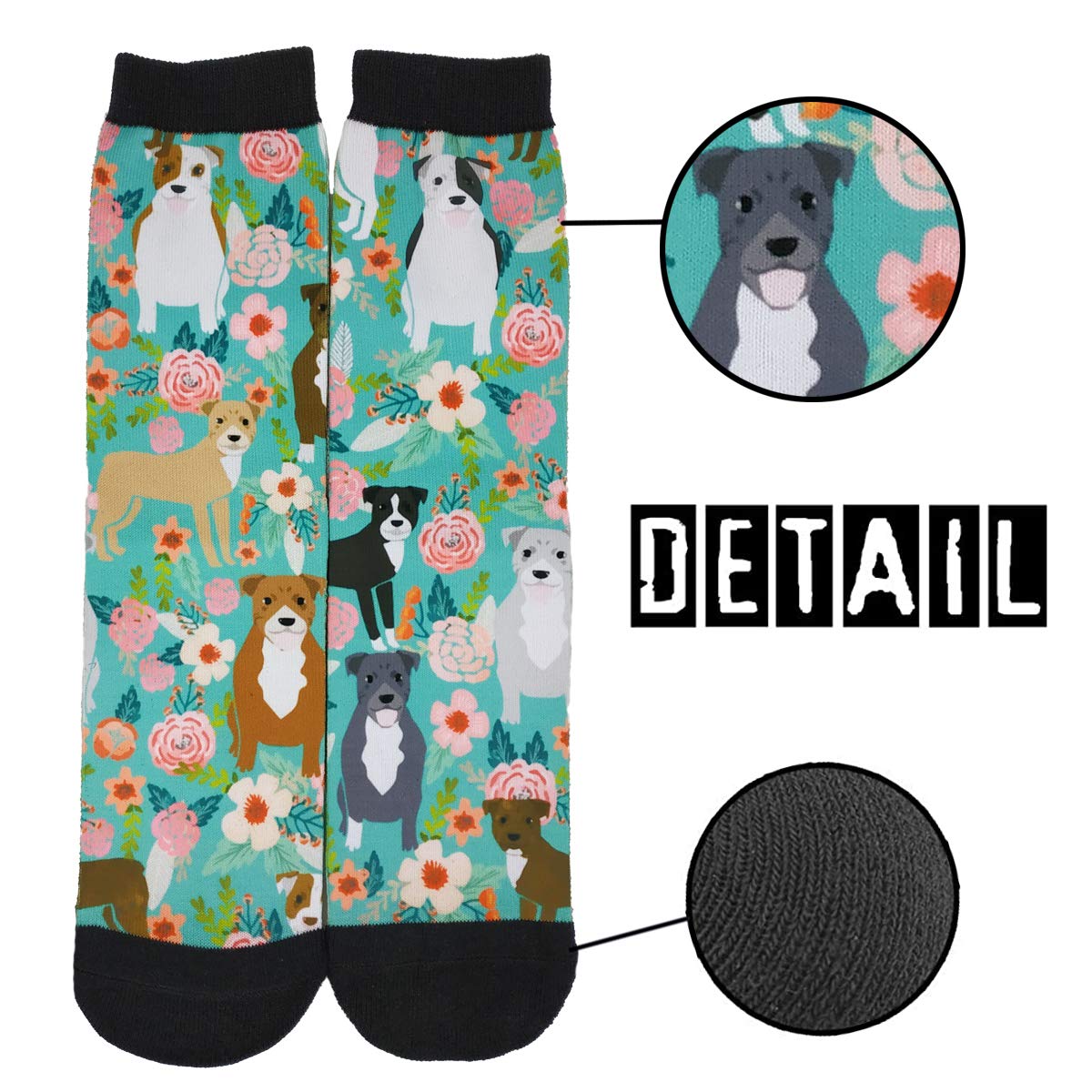 YISHOW Funny Crazy Novelty Crew Socks for Men & Women - Cool & Comfortable Socks for Everyday Wear, Gifts, and Costume Parties