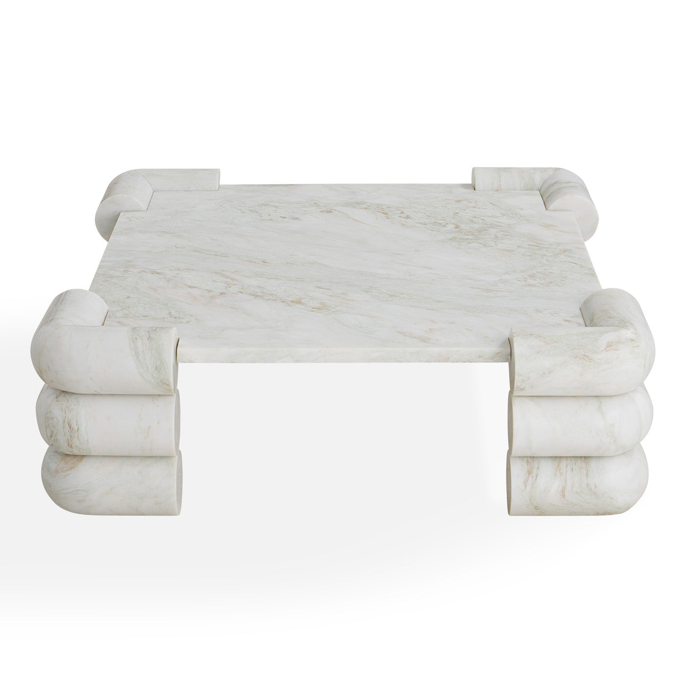 Modern Glass Top Circuit Marble Cocktail Table - Round Coffee Table for Living Room, Lounge & Office Decor - Perfect for Entertaining Guests & Relaxing